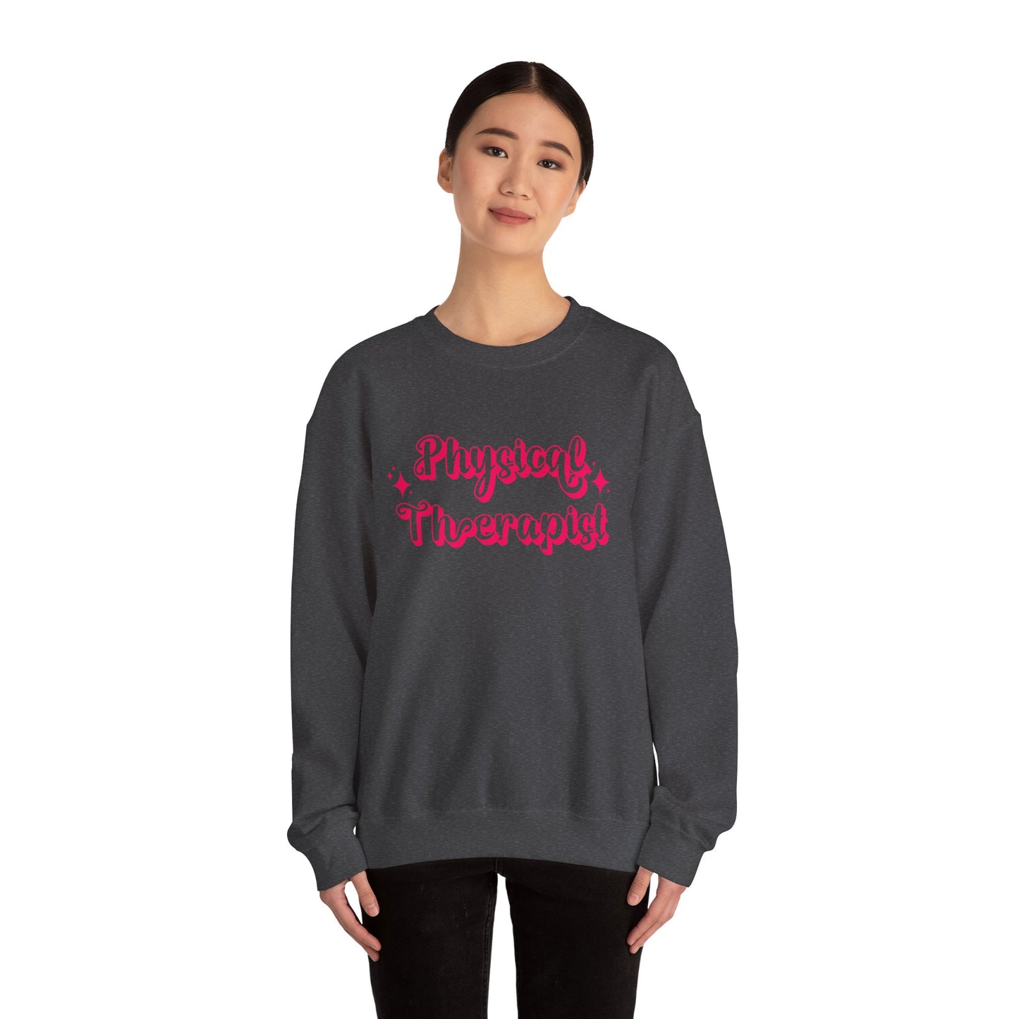 Pink and Bubbly Physical Therapist Heavy Blend™ Crewneck Sweatshirt