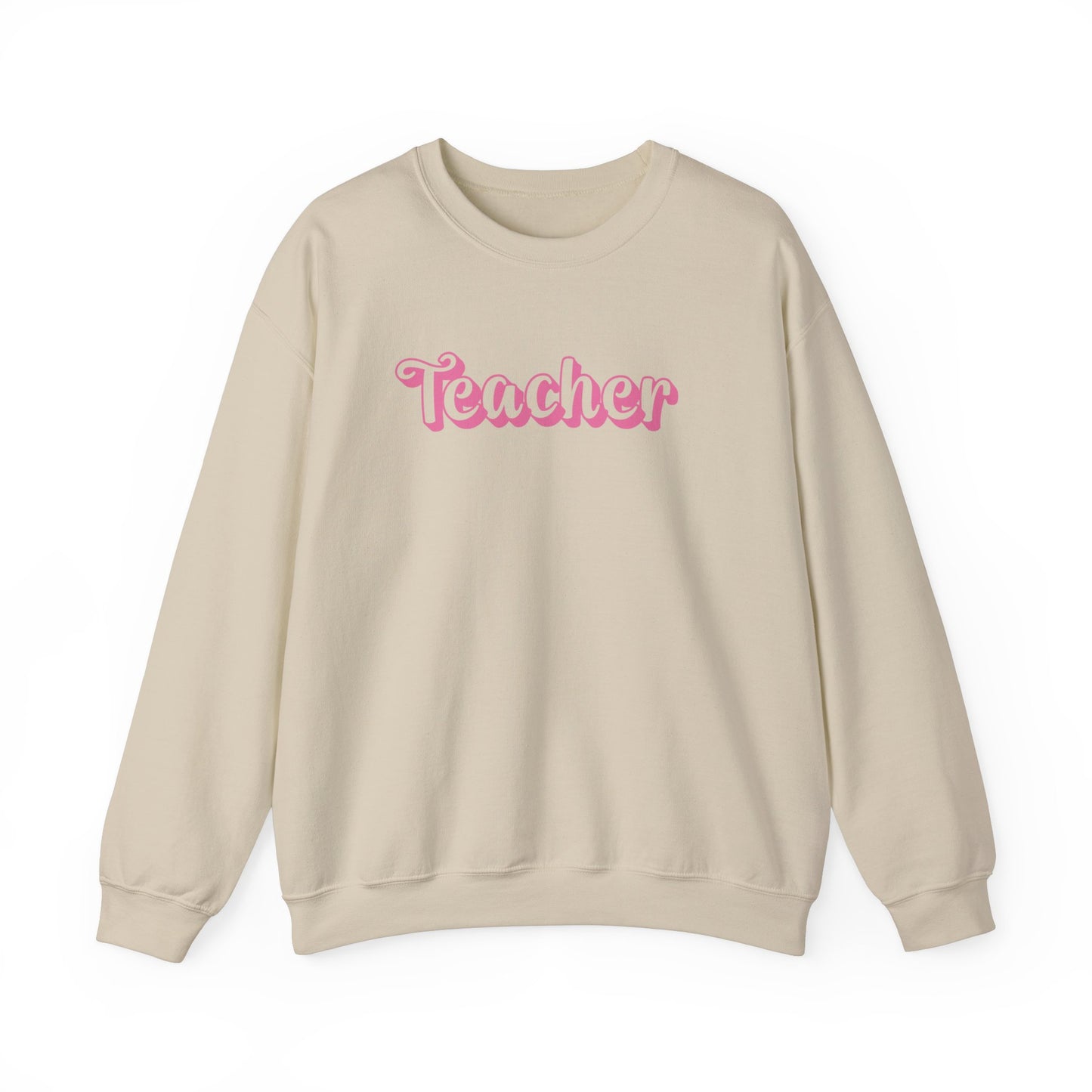 Pink and Bubbly Teacher Heavy Blend™ Crewneck Sweatshirt