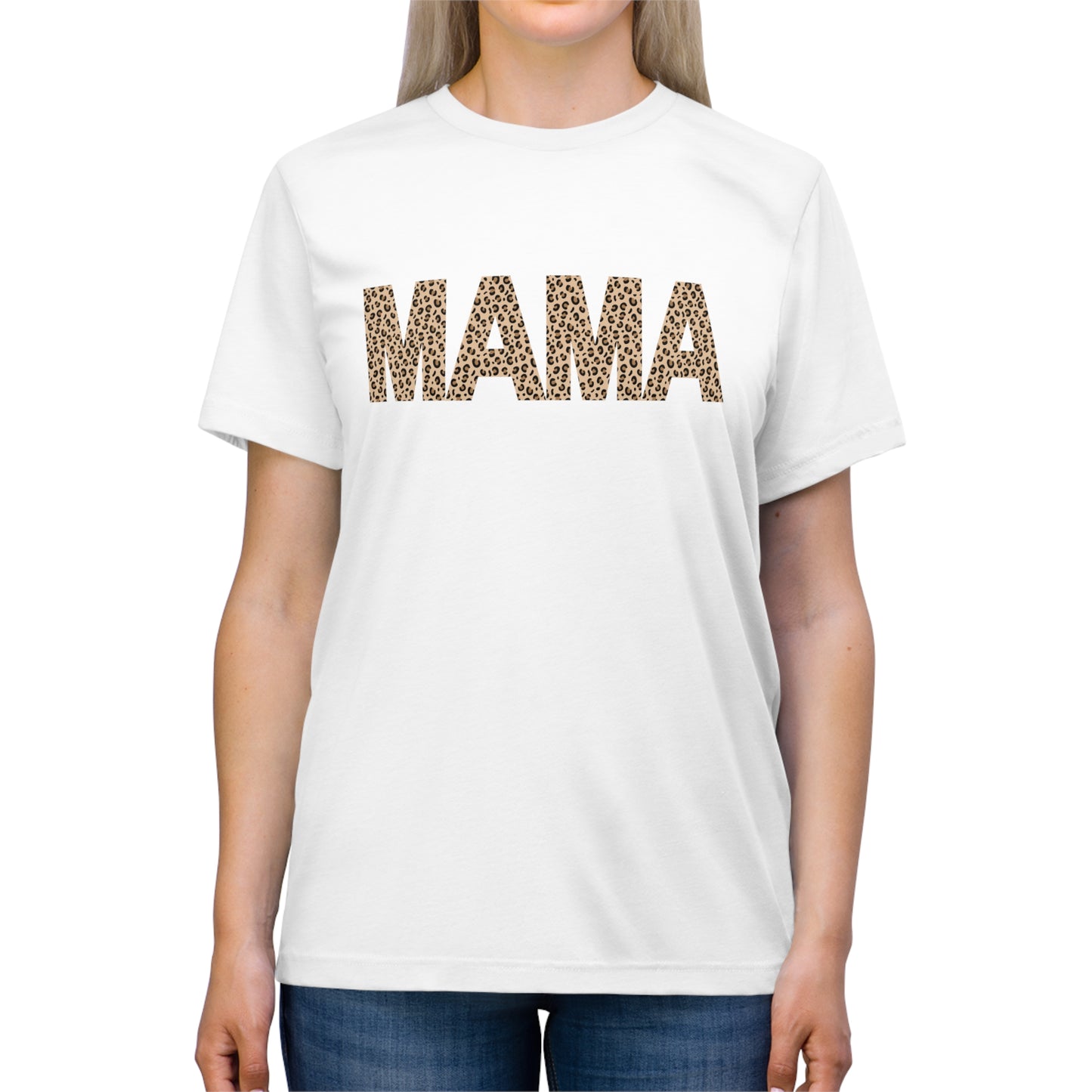 Cheetah Mama Triblend Tee
