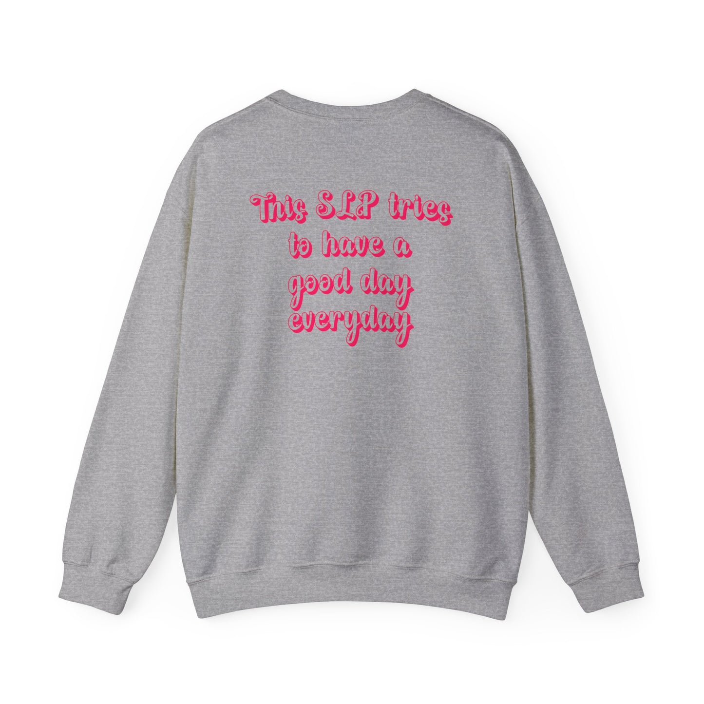 Pink and Bubbly Speech Therapist Heavy Blend™ Crewneck Sweatshirt