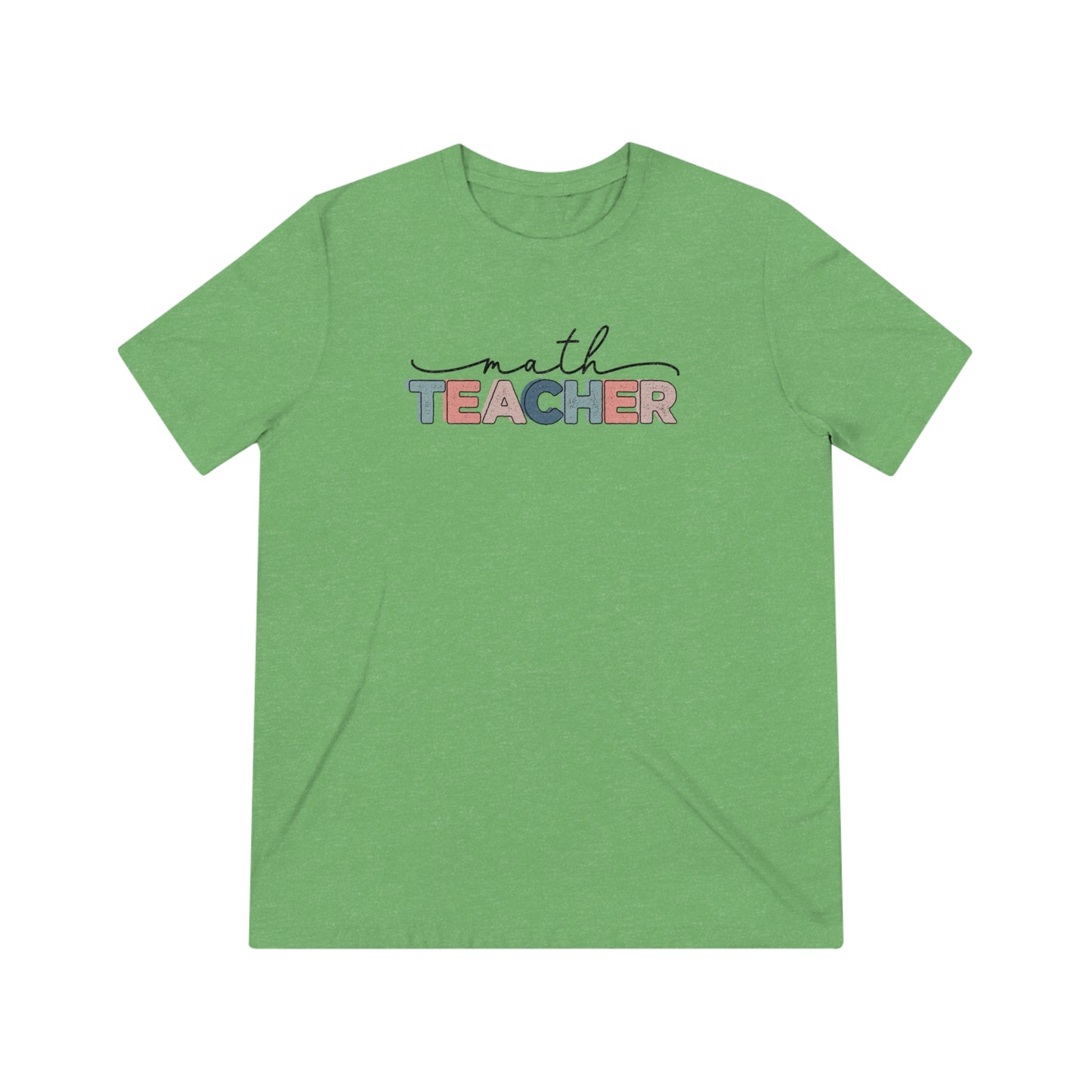 Math Teacher Triblend Tee
