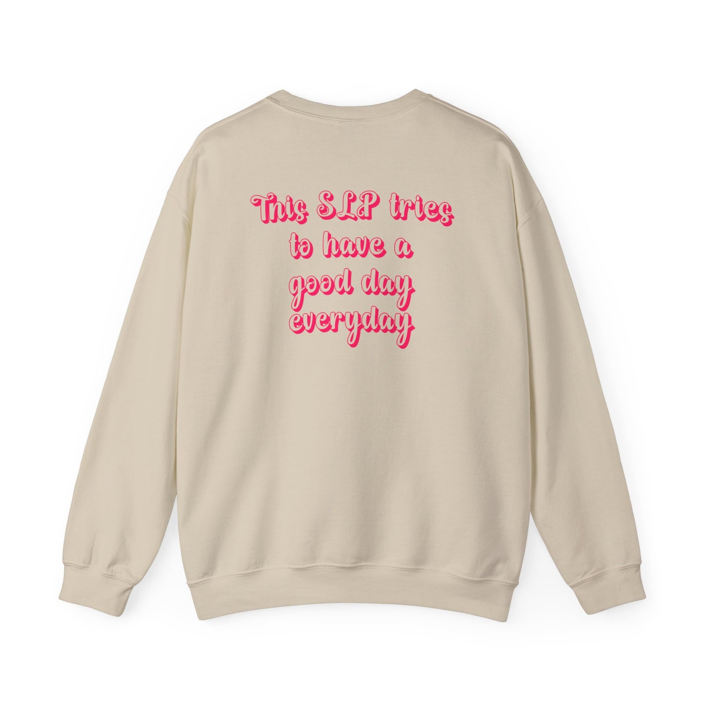 Pink and Bubbly Speech Therapist Heavy Blend™ Crewneck Sweatshirt