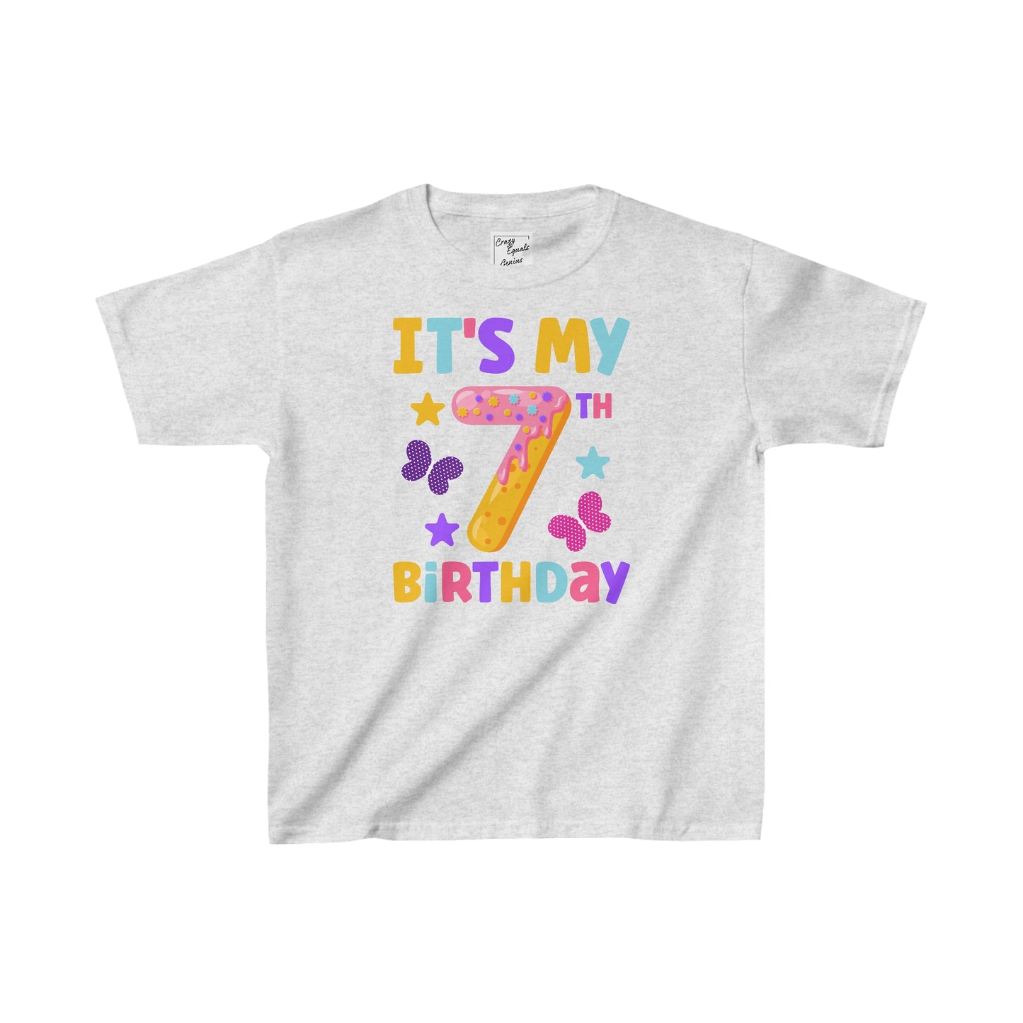 It's My 7th Birthday Kids Heavy Cotton™ Tee