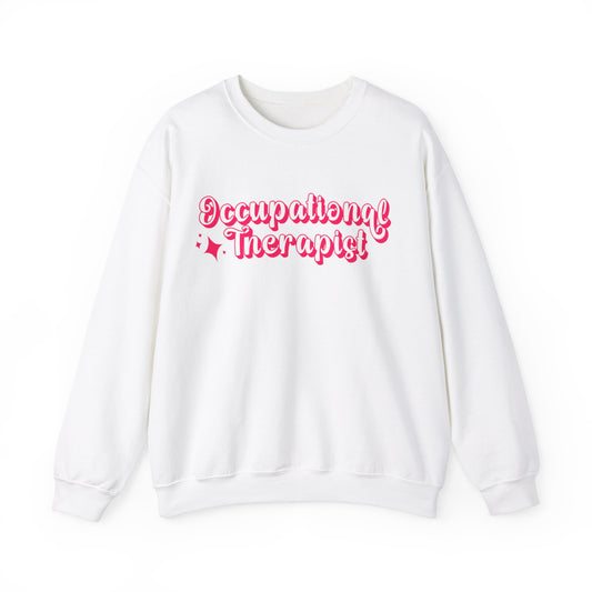 Pink and Bubbly Occupational Therapist Heavy Blend™ Crewneck Sweatshirt