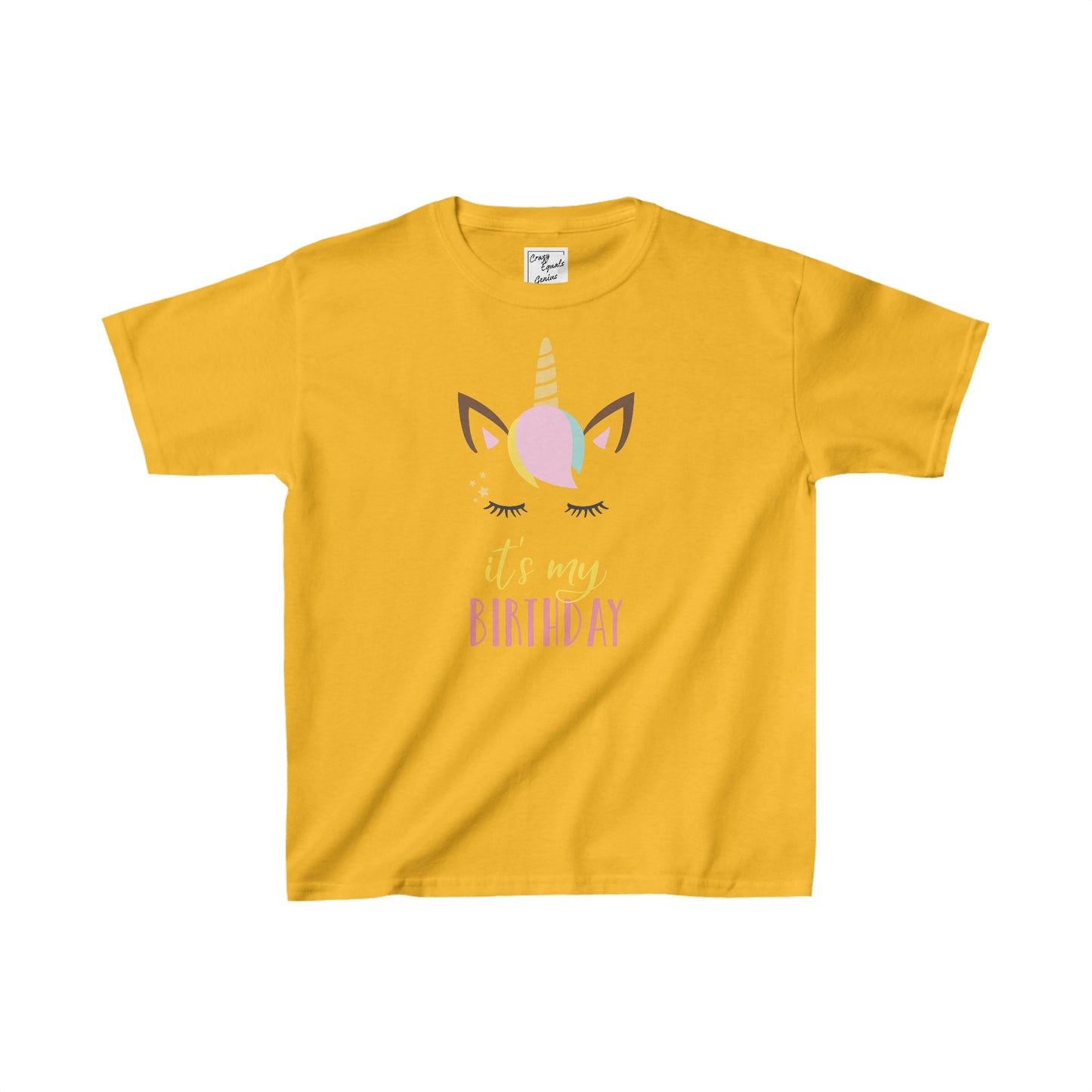 It's Birthday Unicorn Kids Heavy Cotton™ Tee