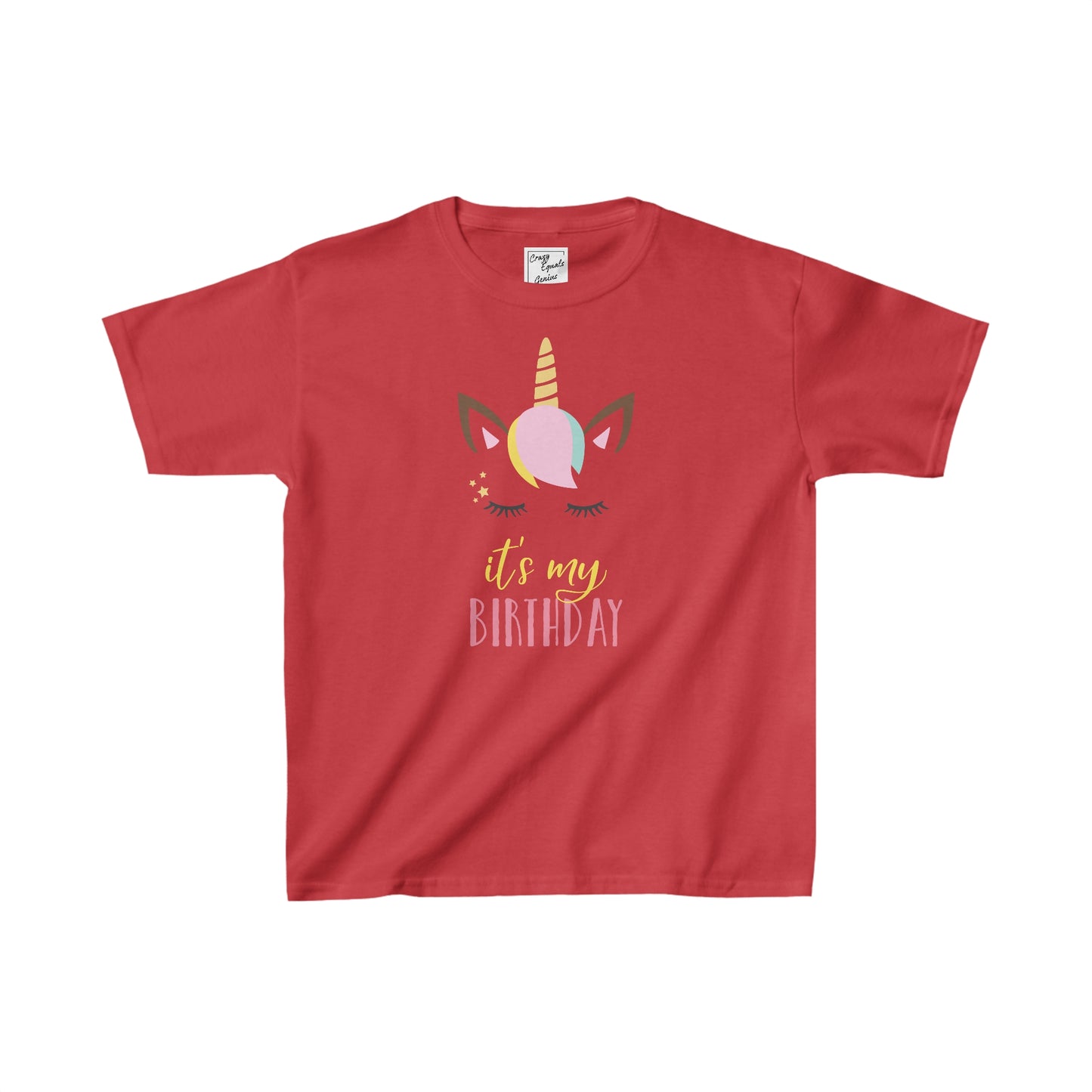 It's Birthday Unicorn Kids Heavy Cotton™ Tee