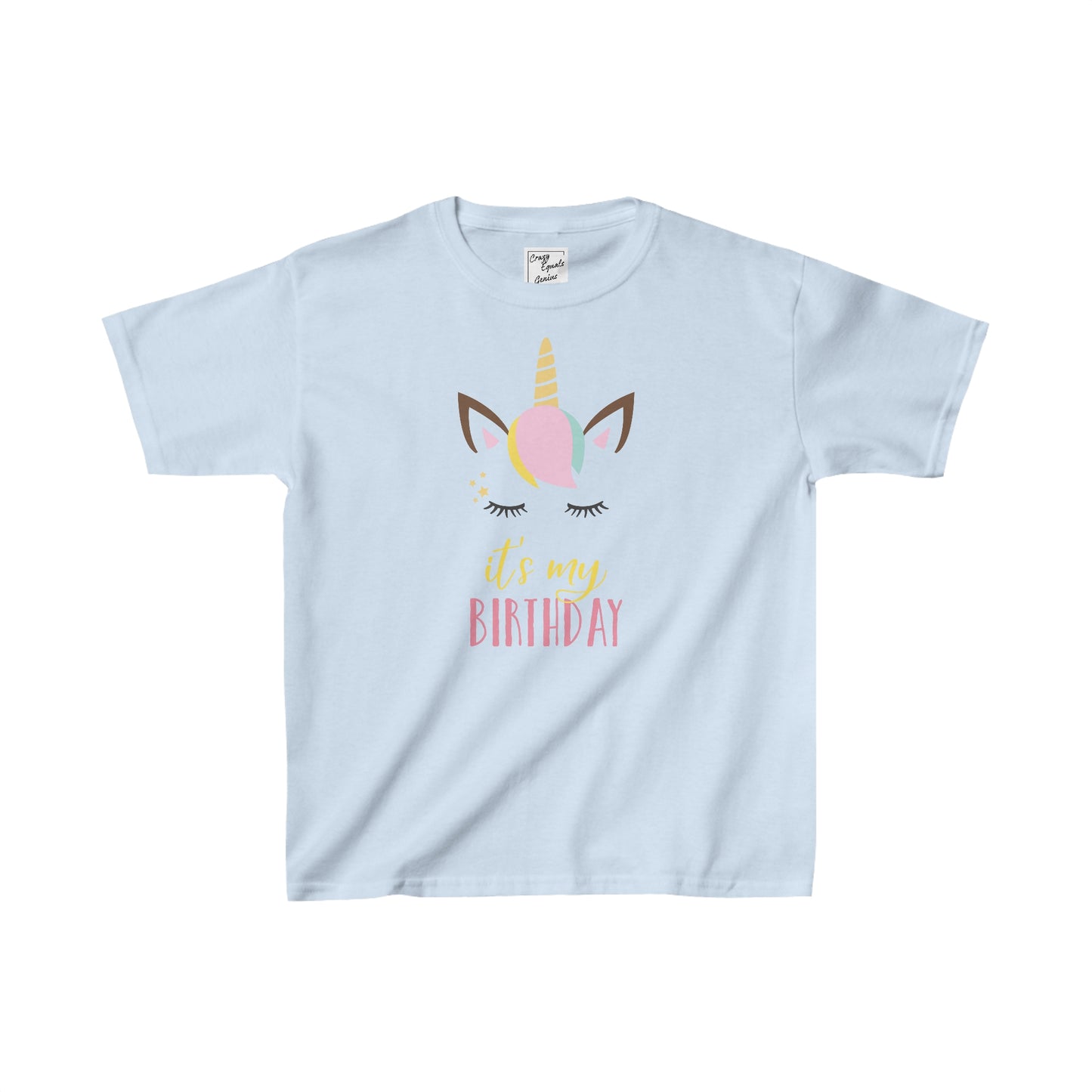 It's Birthday Unicorn Kids Heavy Cotton™ Tee
