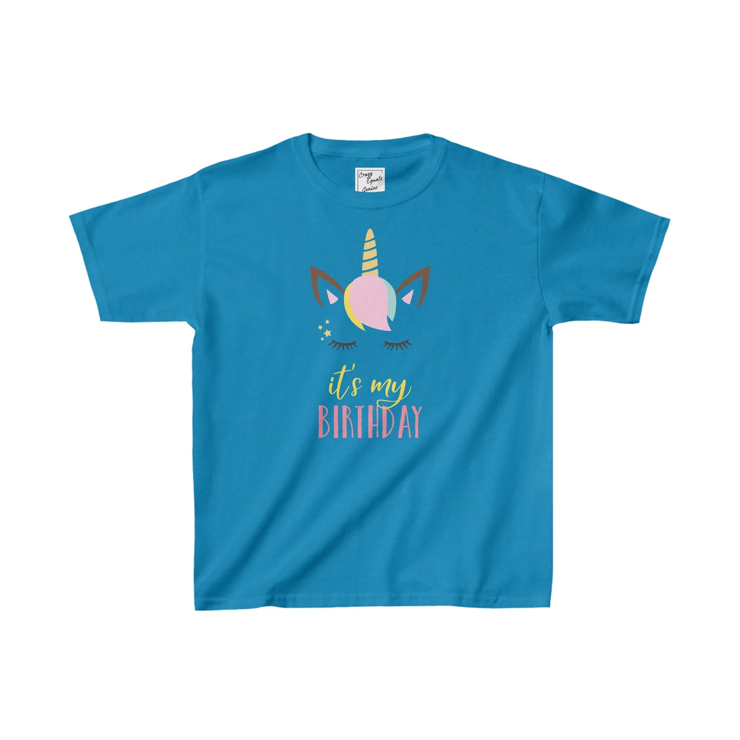 It's Birthday Unicorn Kids Heavy Cotton™ Tee