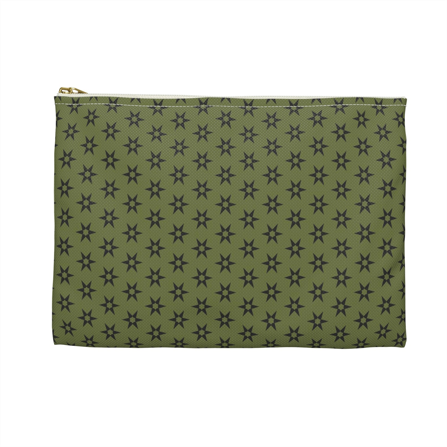 Green Stars Accessory Pouch