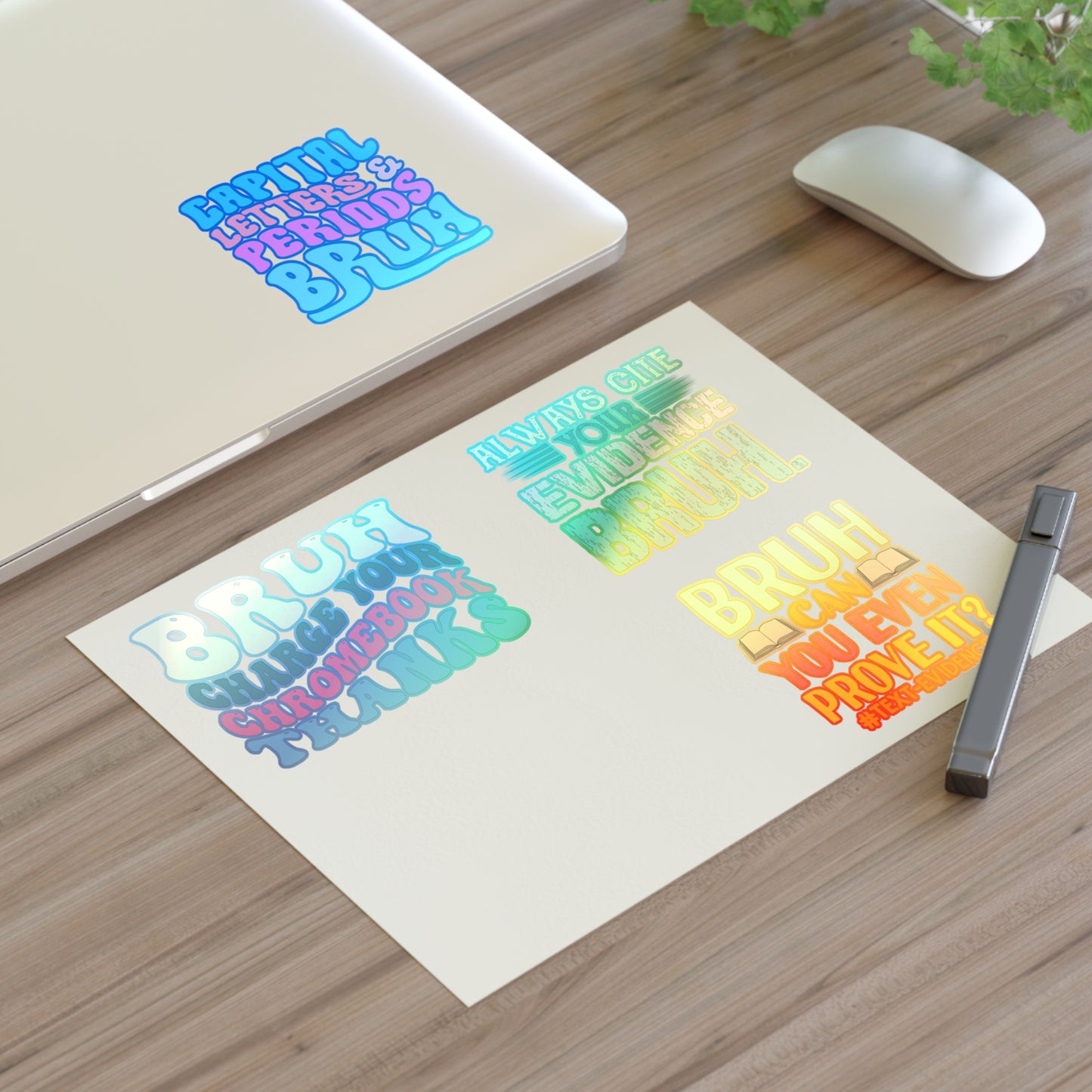 Teacher Bruh Sticker Sheets