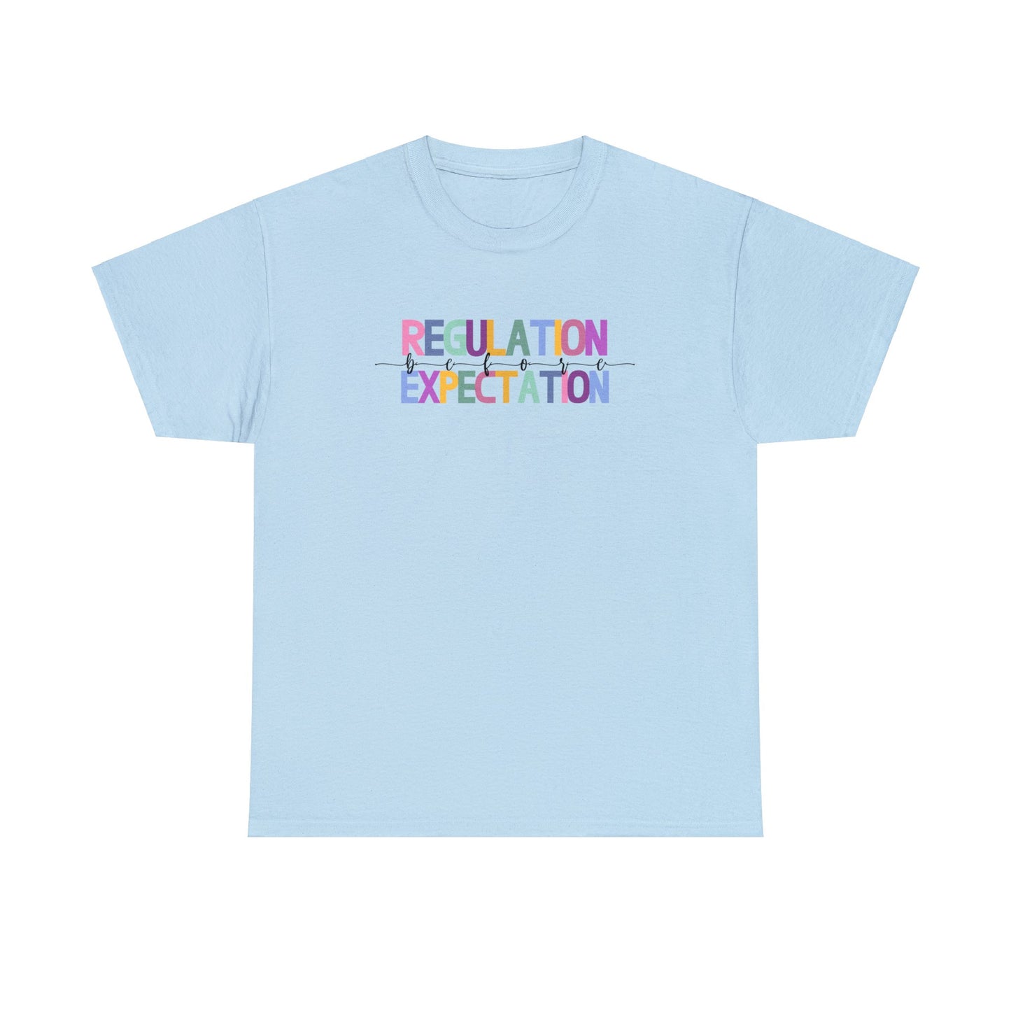 Regulation Before Expectation Heavy Cotton Tee