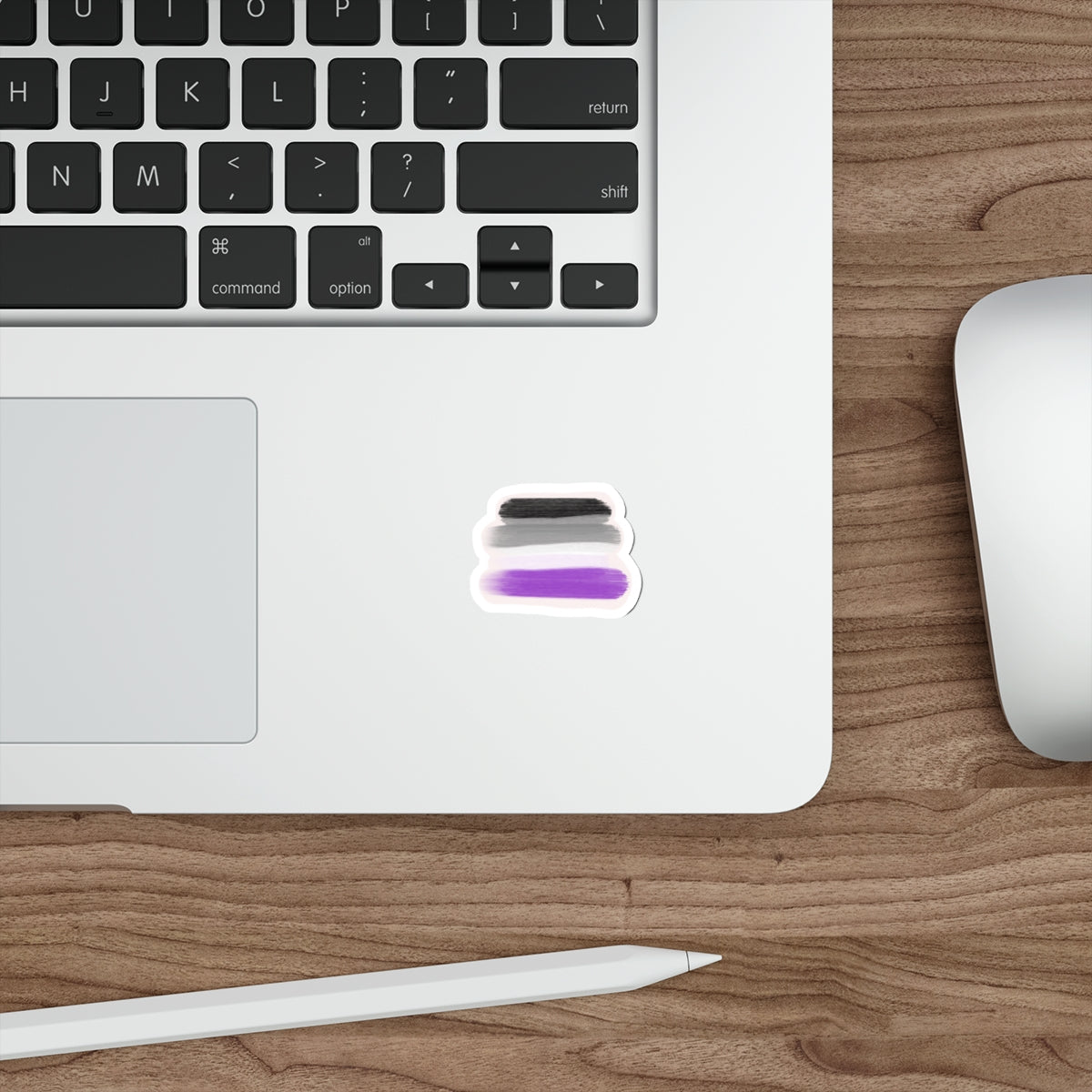 Asexual Pride Die-Cut Vinyl Sticker
