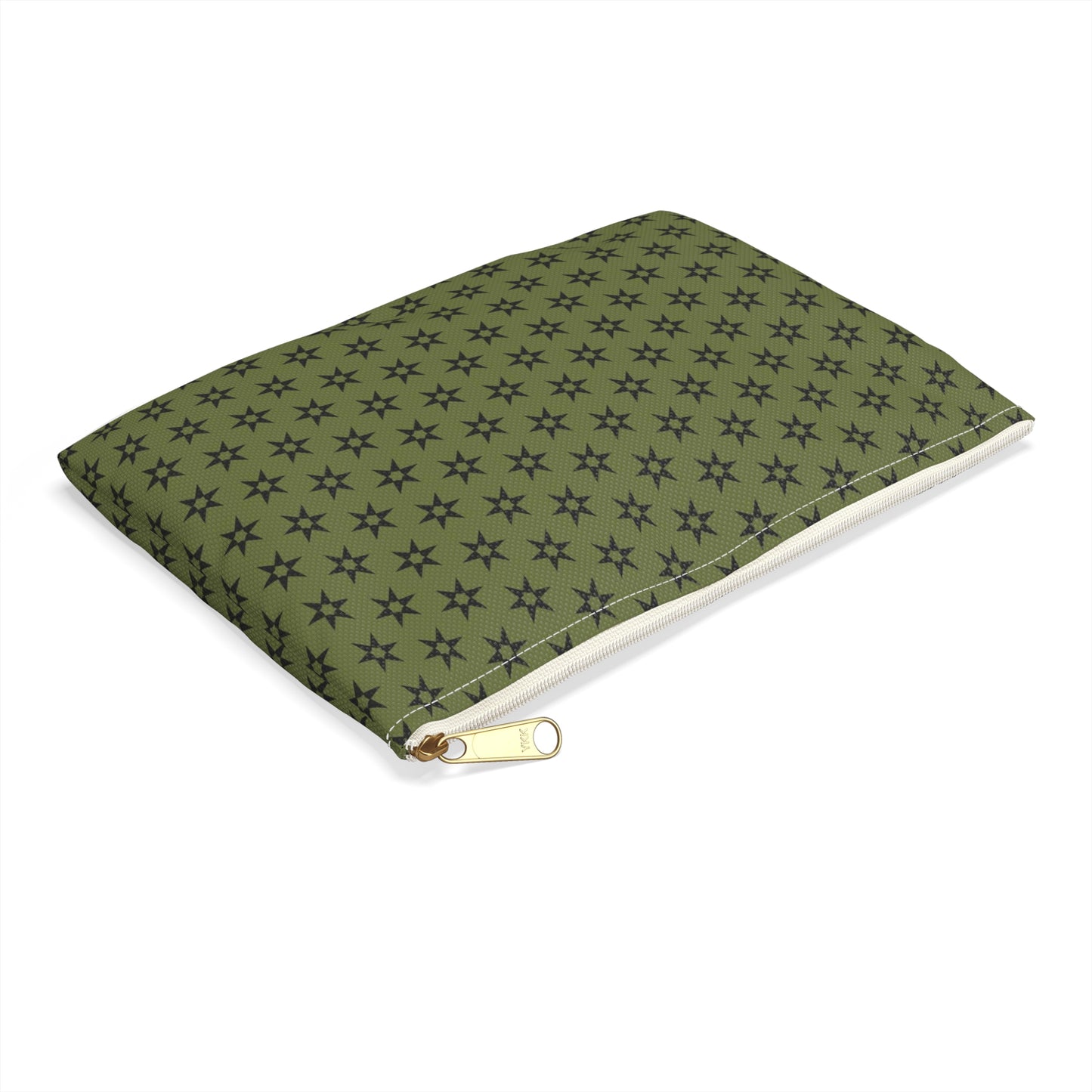 Green Stars Accessory Pouch