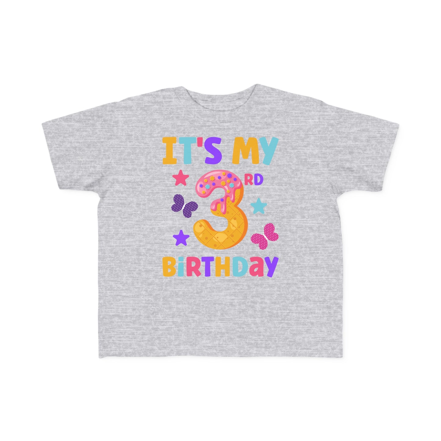 It's My Third Birthday Toddler Jersey Tee
