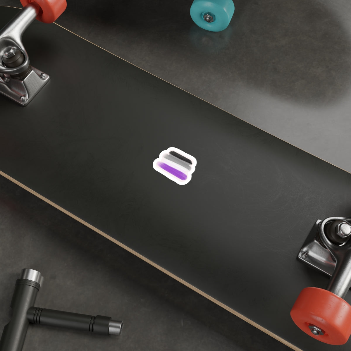 Asexual Pride Die-Cut Vinyl Sticker