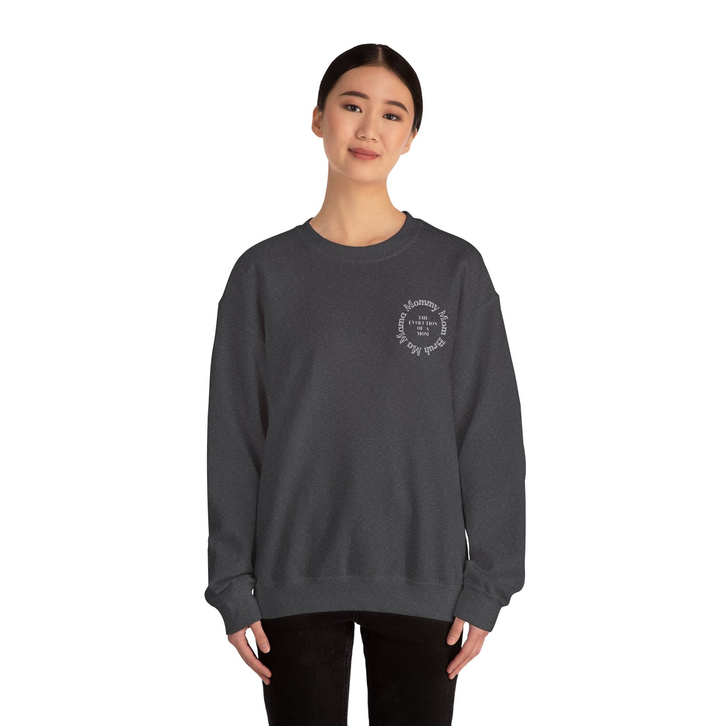 Evolution of a Mom Heavy Blend™ Crewneck Sweatshirt