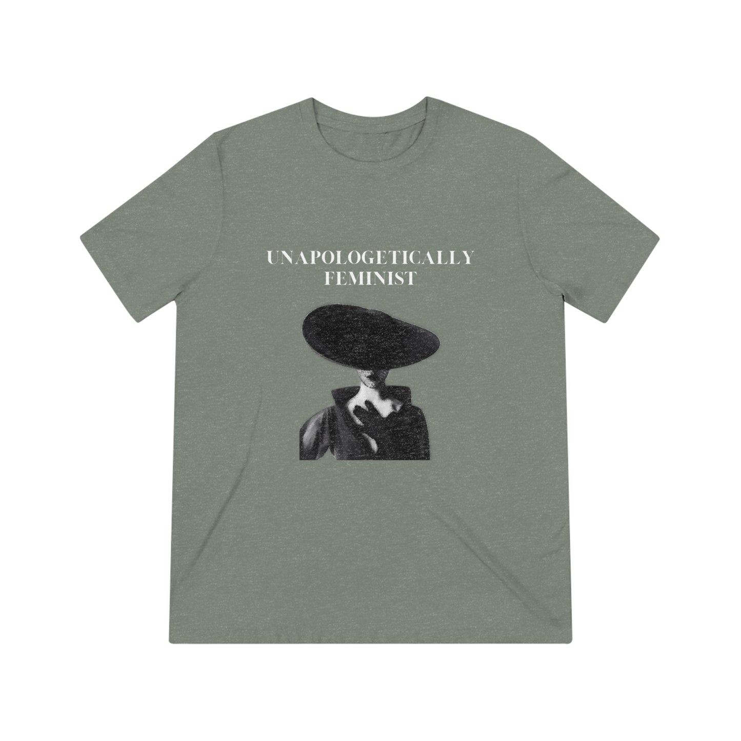 Unapologetically Feminist Triblend Tee