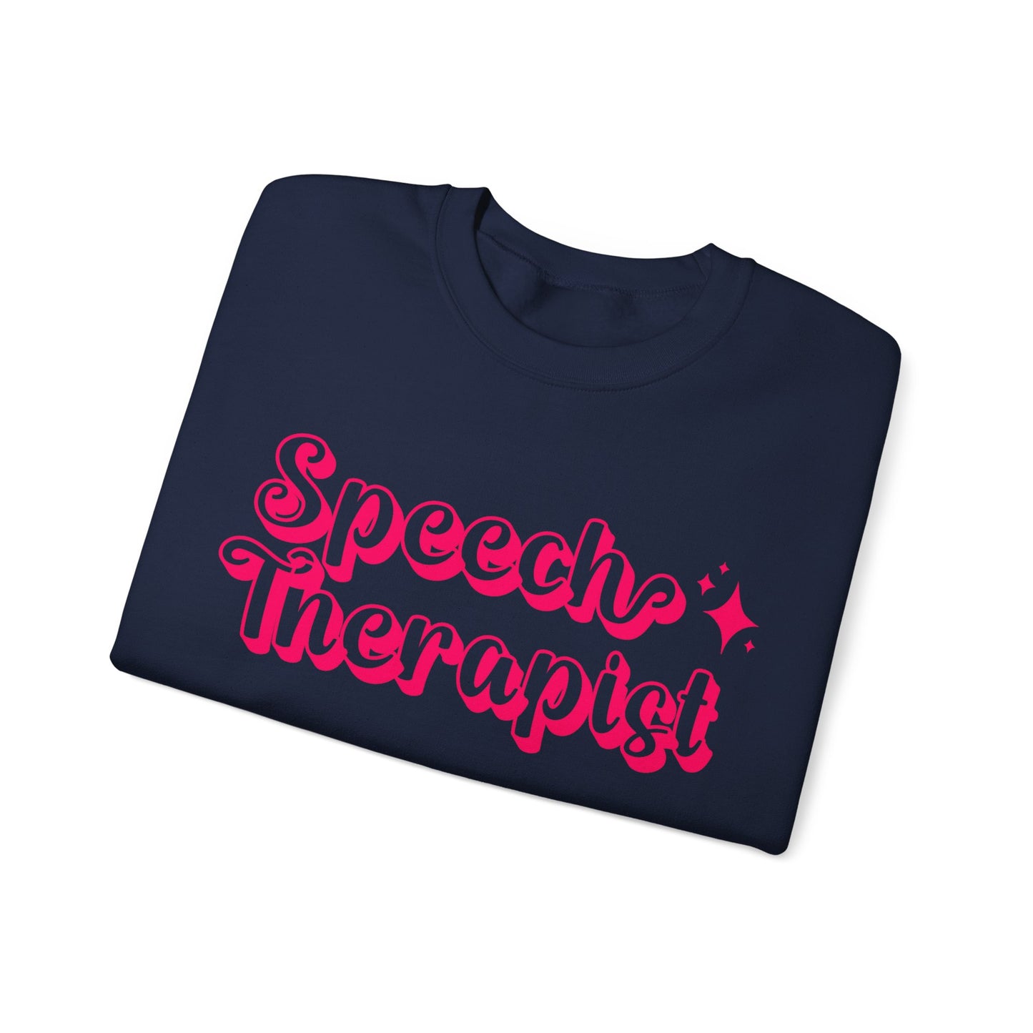 Pink and Bubbly Speech Therapist Heavy Blend™ Crewneck Sweatshirt