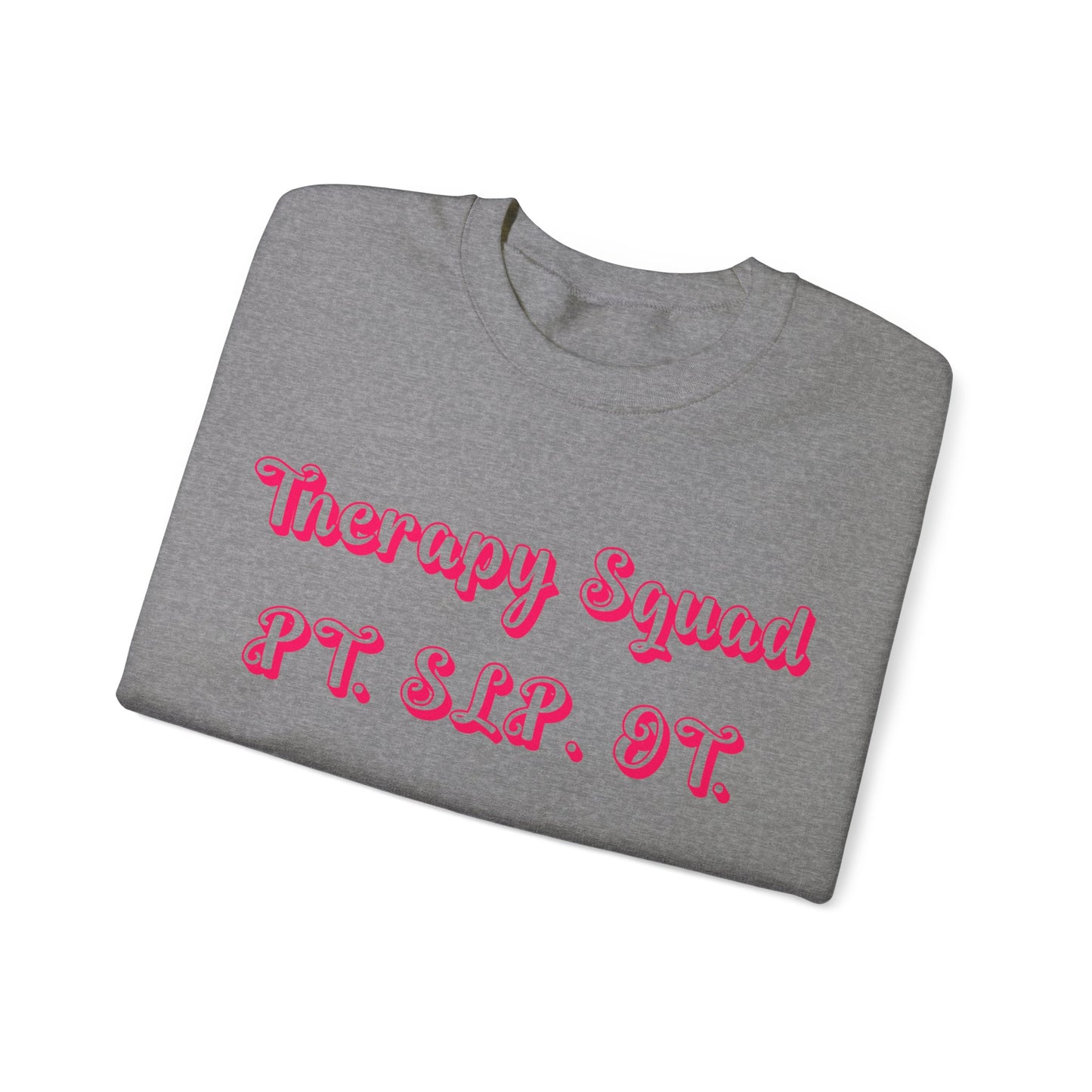 Pink and Bubbly Therapy Squad Heavy Blend™ Crewneck Sweatshirt