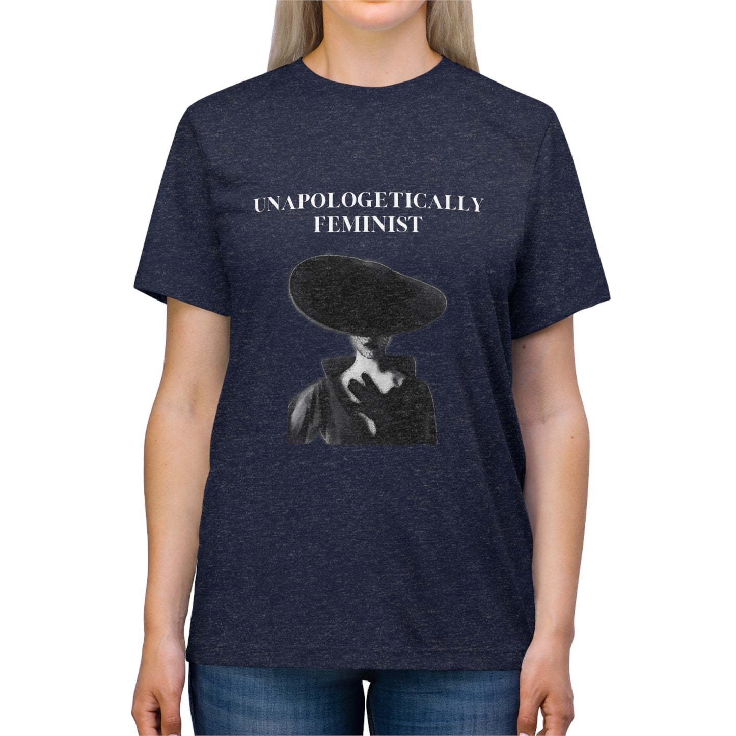 Unapologetically Feminist Triblend Tee