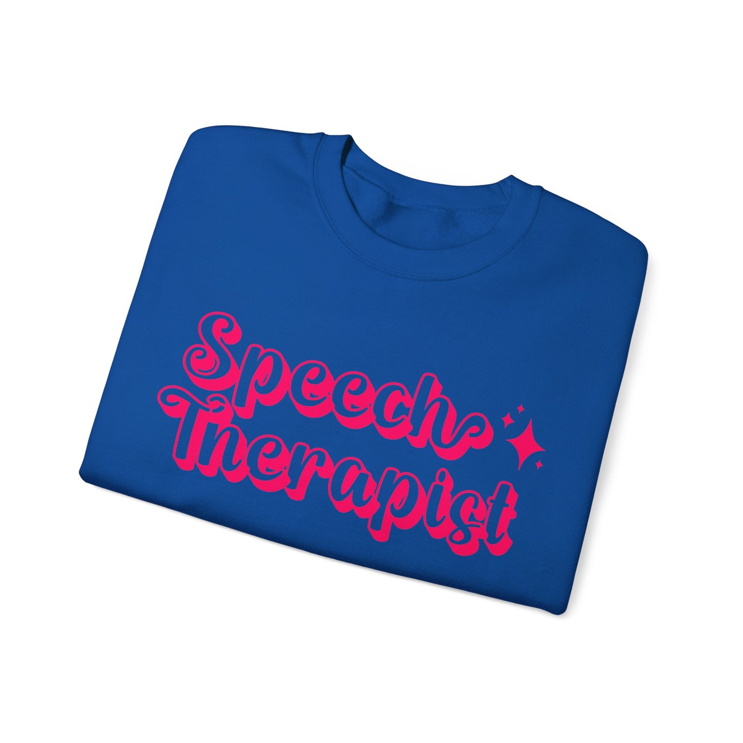 Pink and Bubbly Speech Therapist Heavy Blend™ Crewneck Sweatshirt
