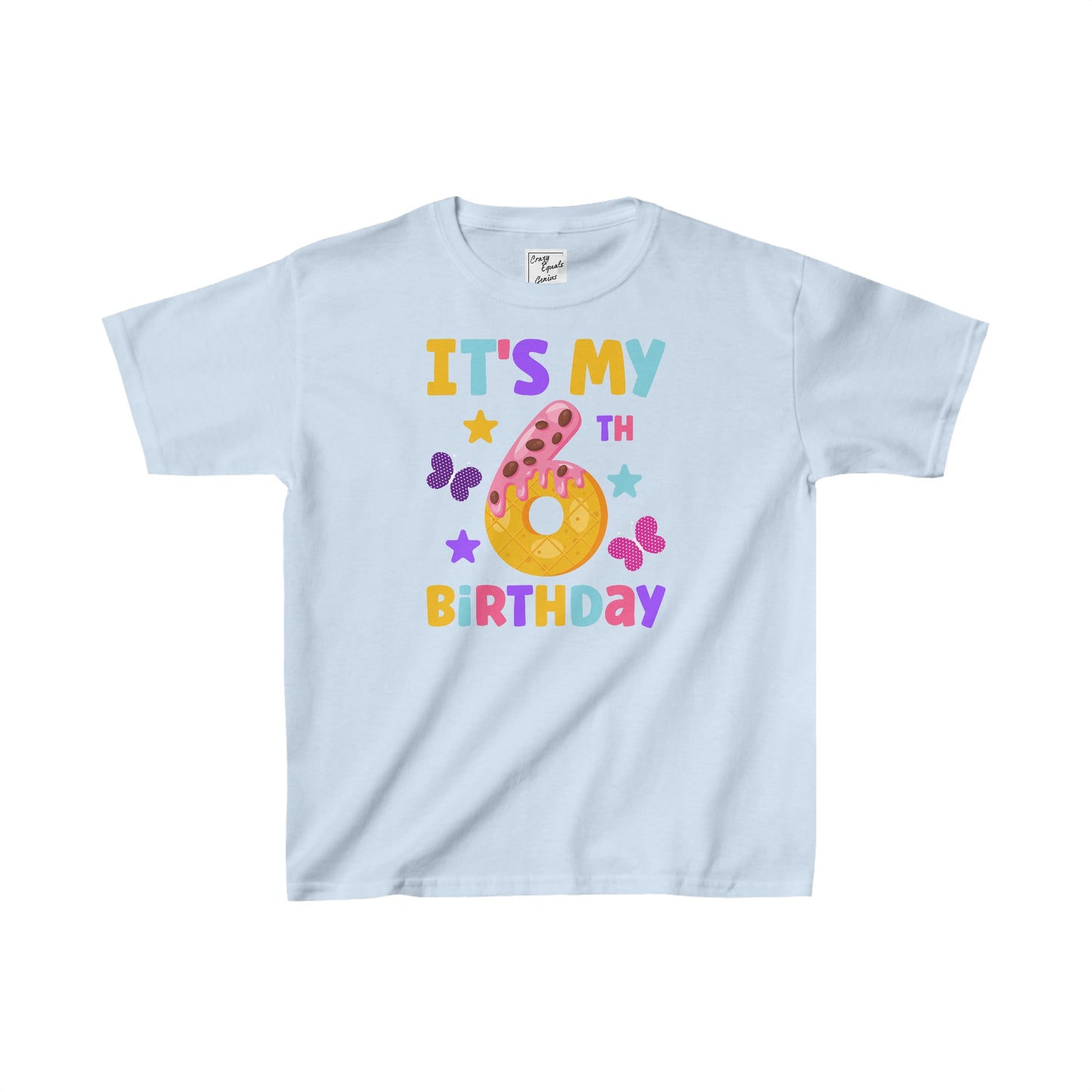 It's My 6th Birthday Kids Heavy Cotton™ Tee