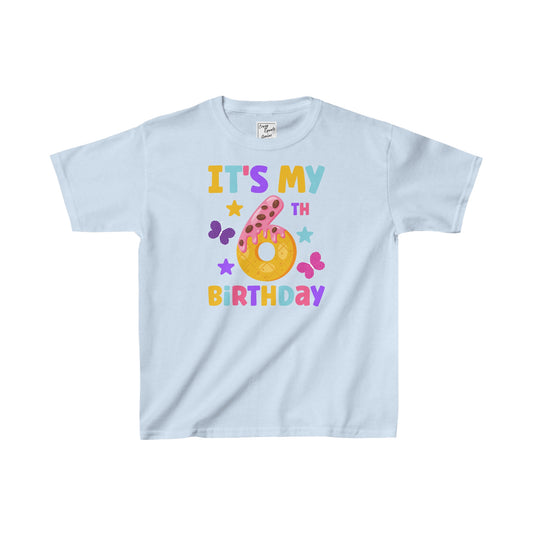 It's My 6th Birthday Kids Heavy Cotton™ Tee