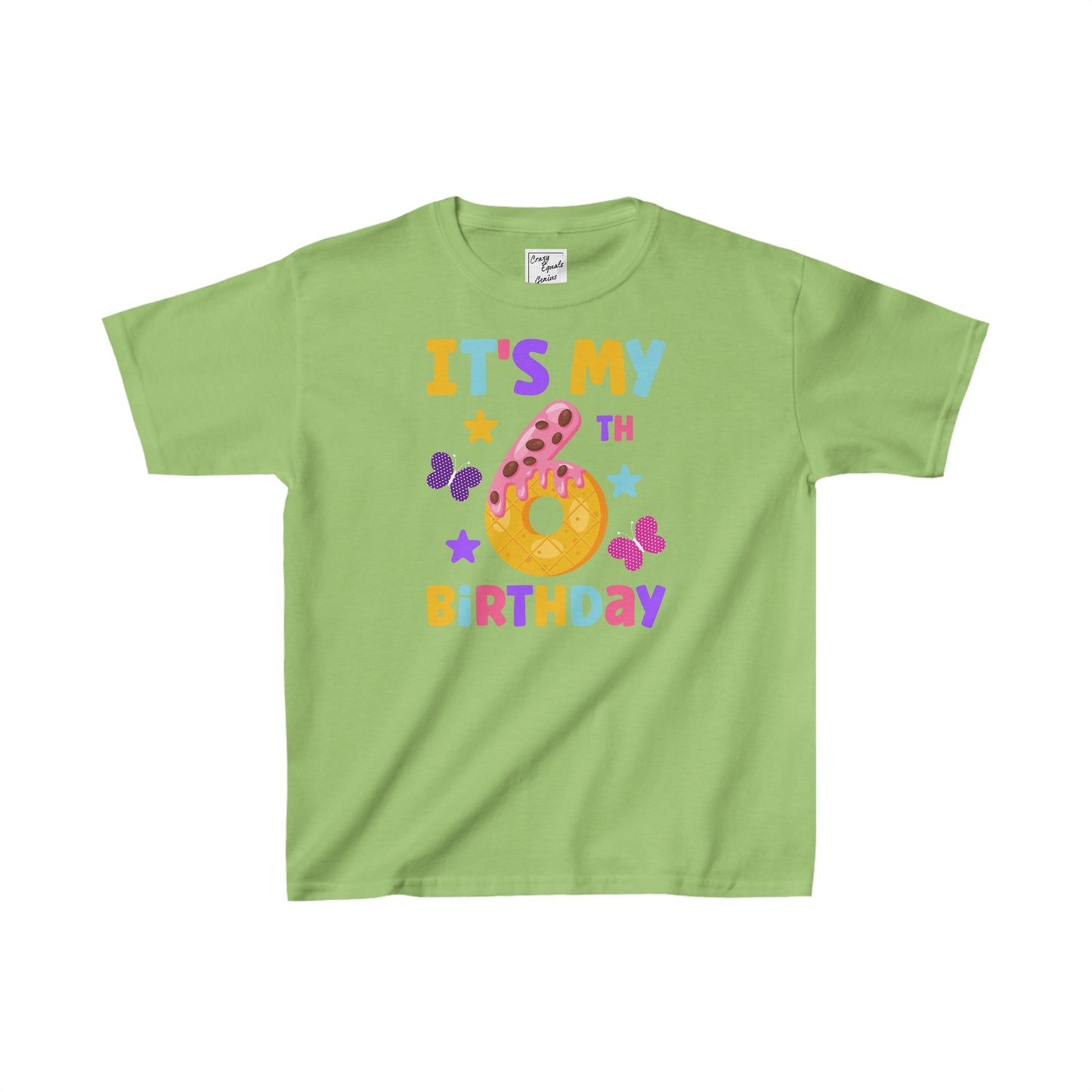 It's My 6th Birthday Kids Heavy Cotton™ Tee