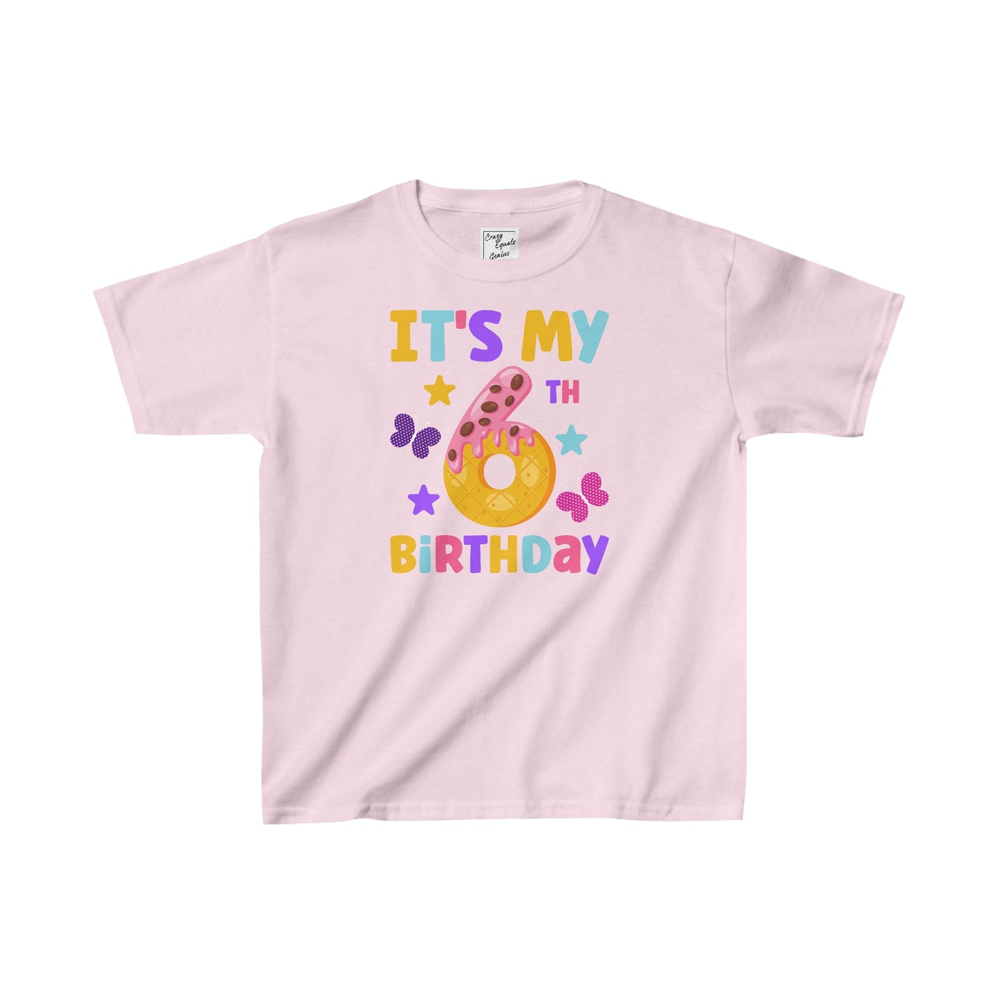 It's My 6th Birthday Kids Heavy Cotton™ Tee
