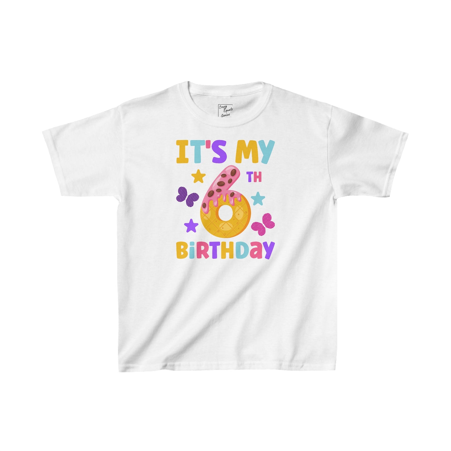 It's My 6th Birthday Kids Heavy Cotton™ Tee