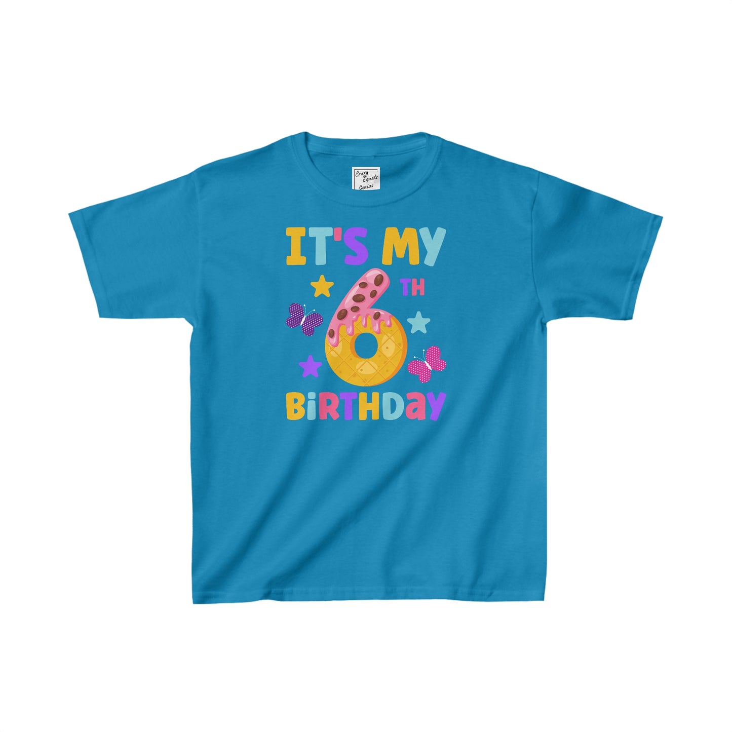 It's My 6th Birthday Kids Heavy Cotton™ Tee