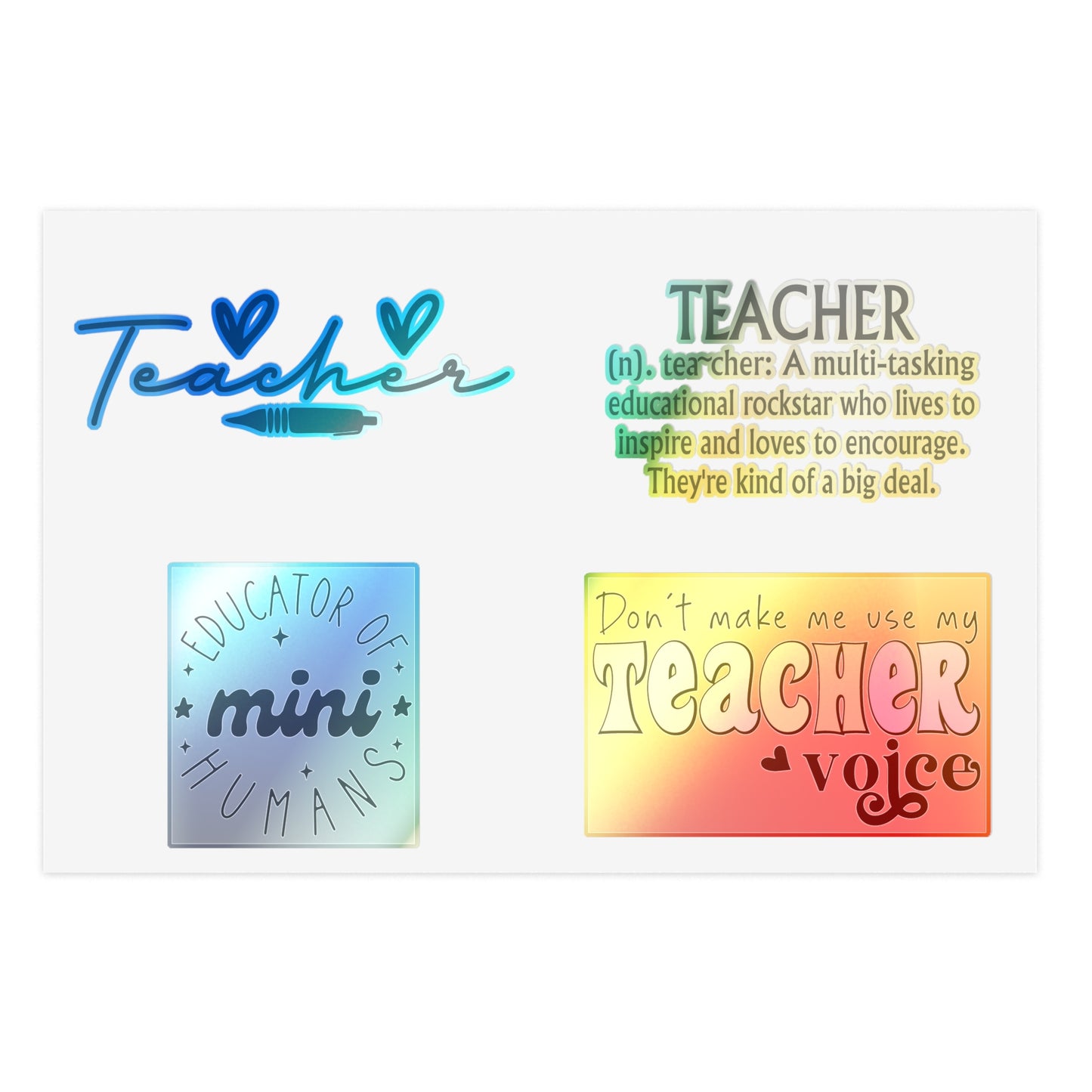 Teacher Sticker Sheets