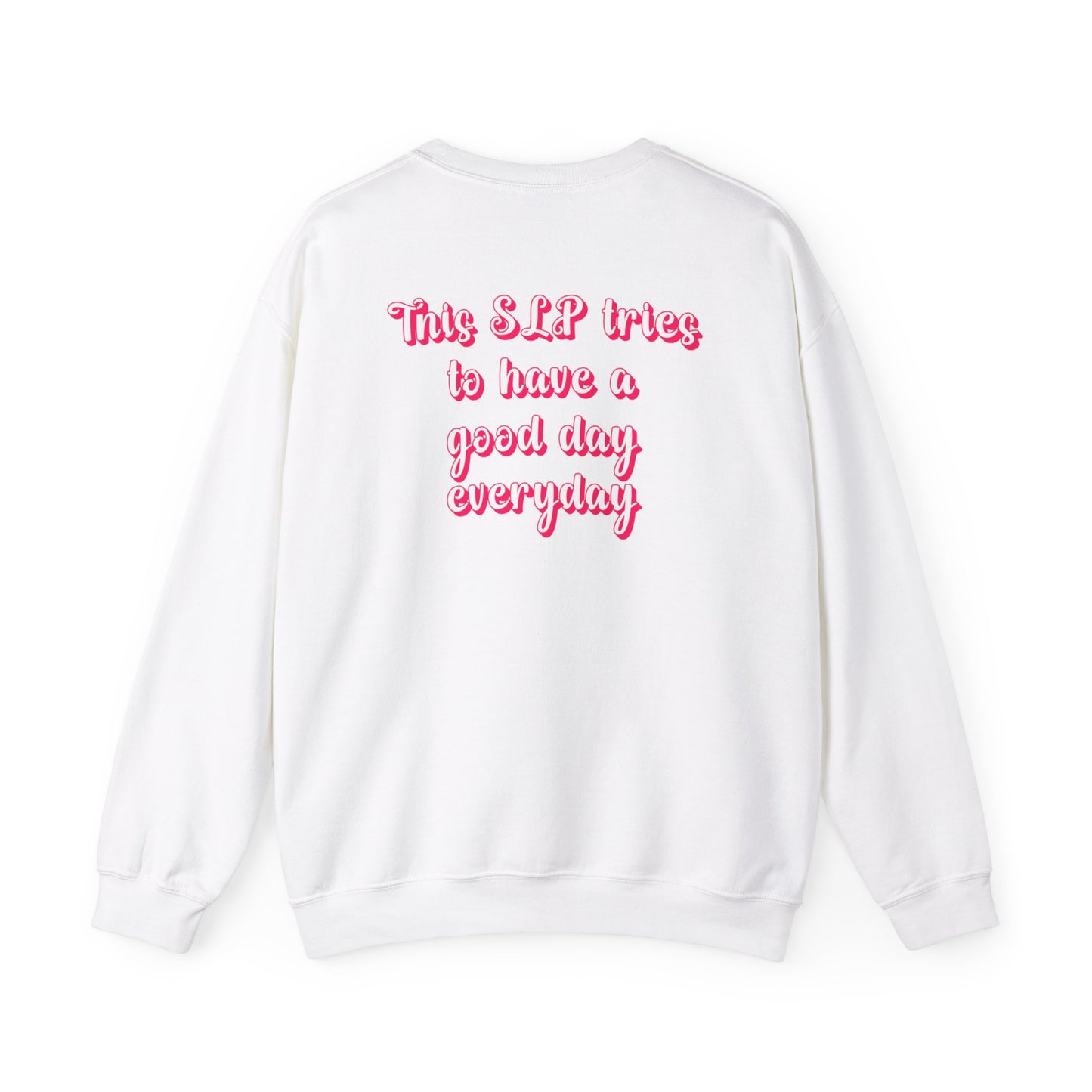 Pink and Bubbly Speech Therapist Heavy Blend™ Crewneck Sweatshirt