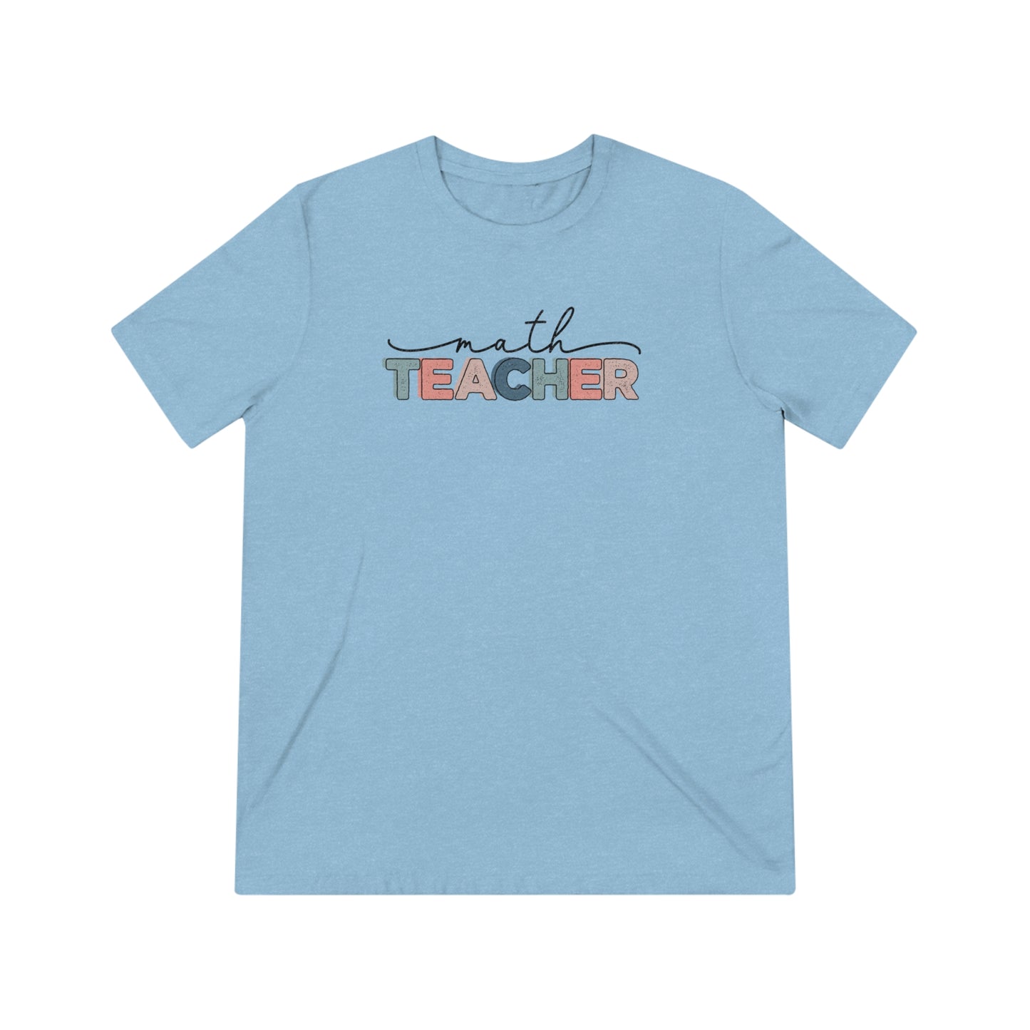 Math Teacher Triblend Tee