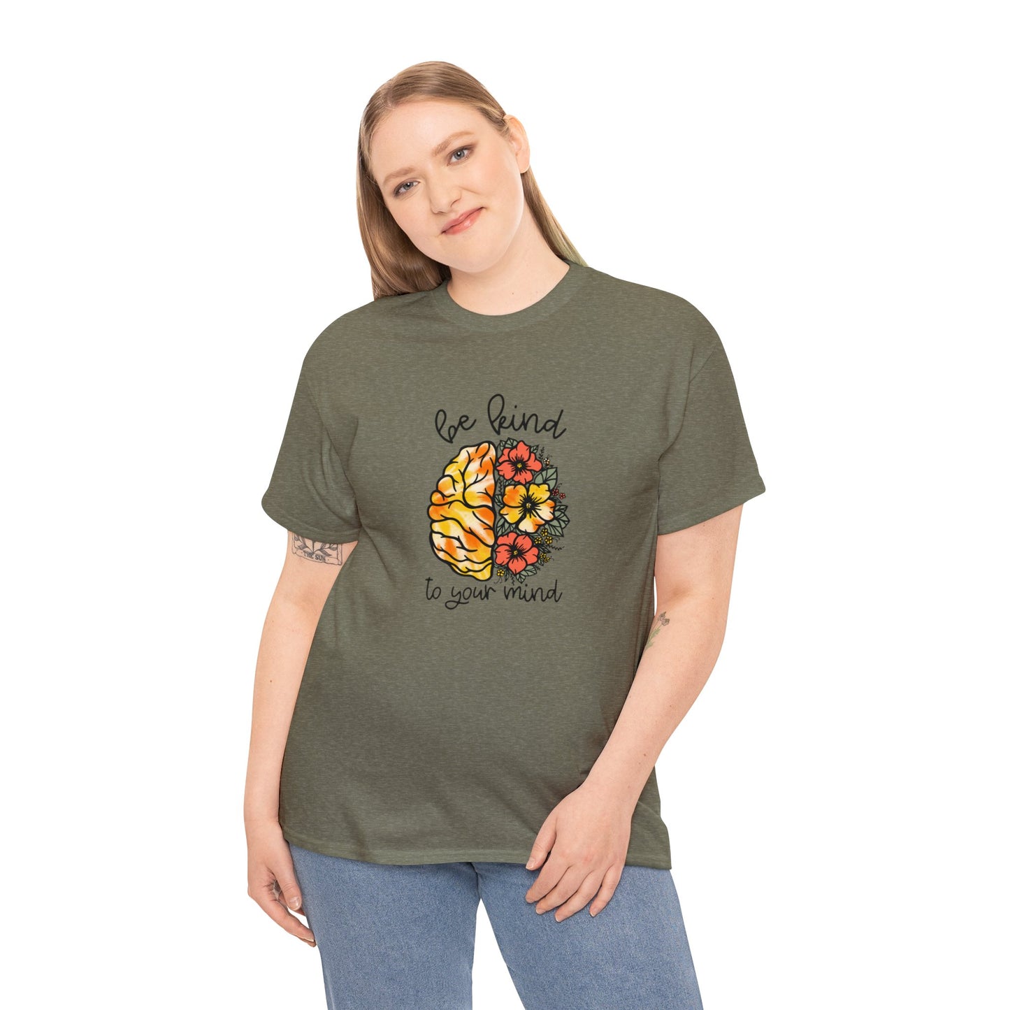 Be Kind To Your Mind Heavy Cotton Tee