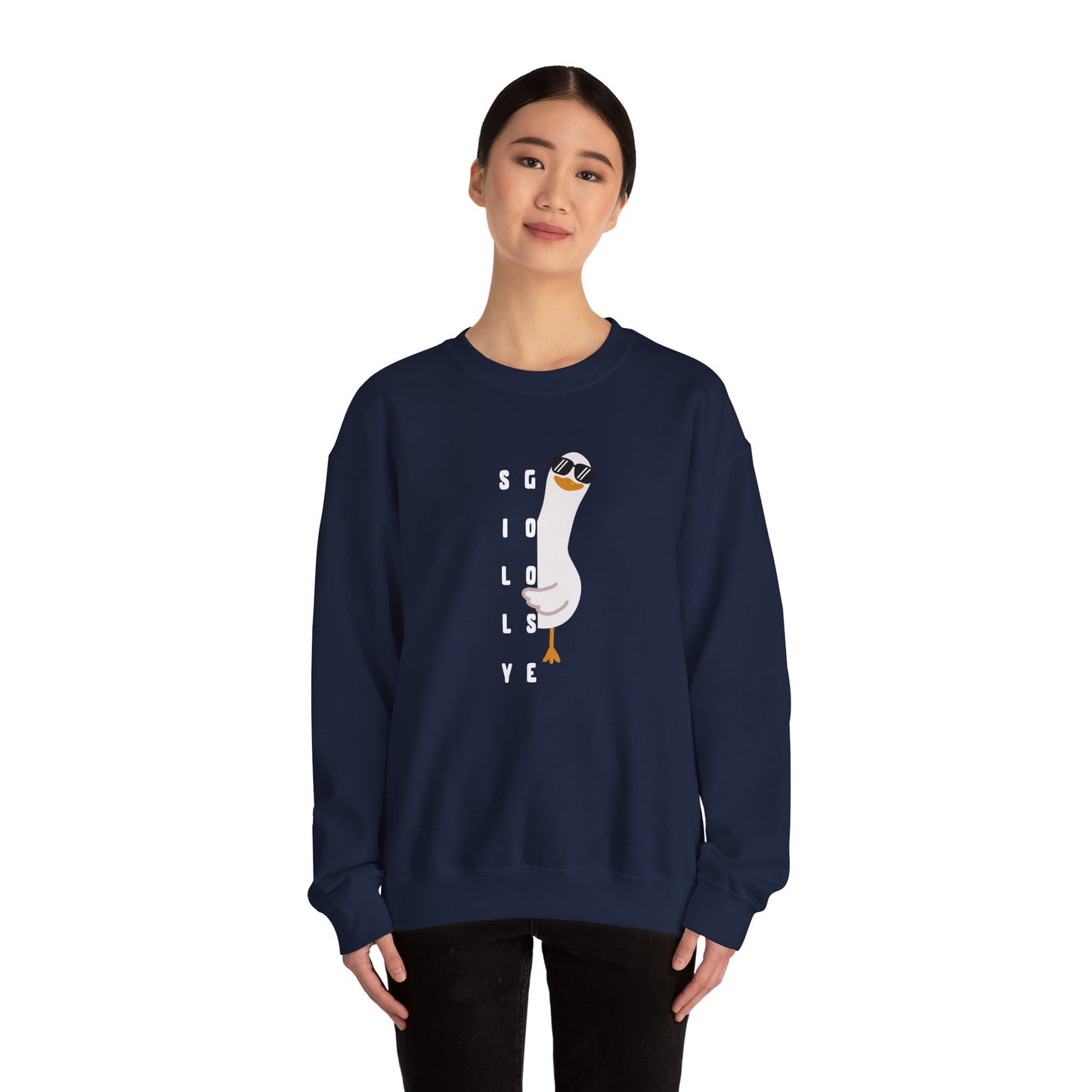 Cool Silly Goose Heavy Blend™ Crewneck Sweatshirt