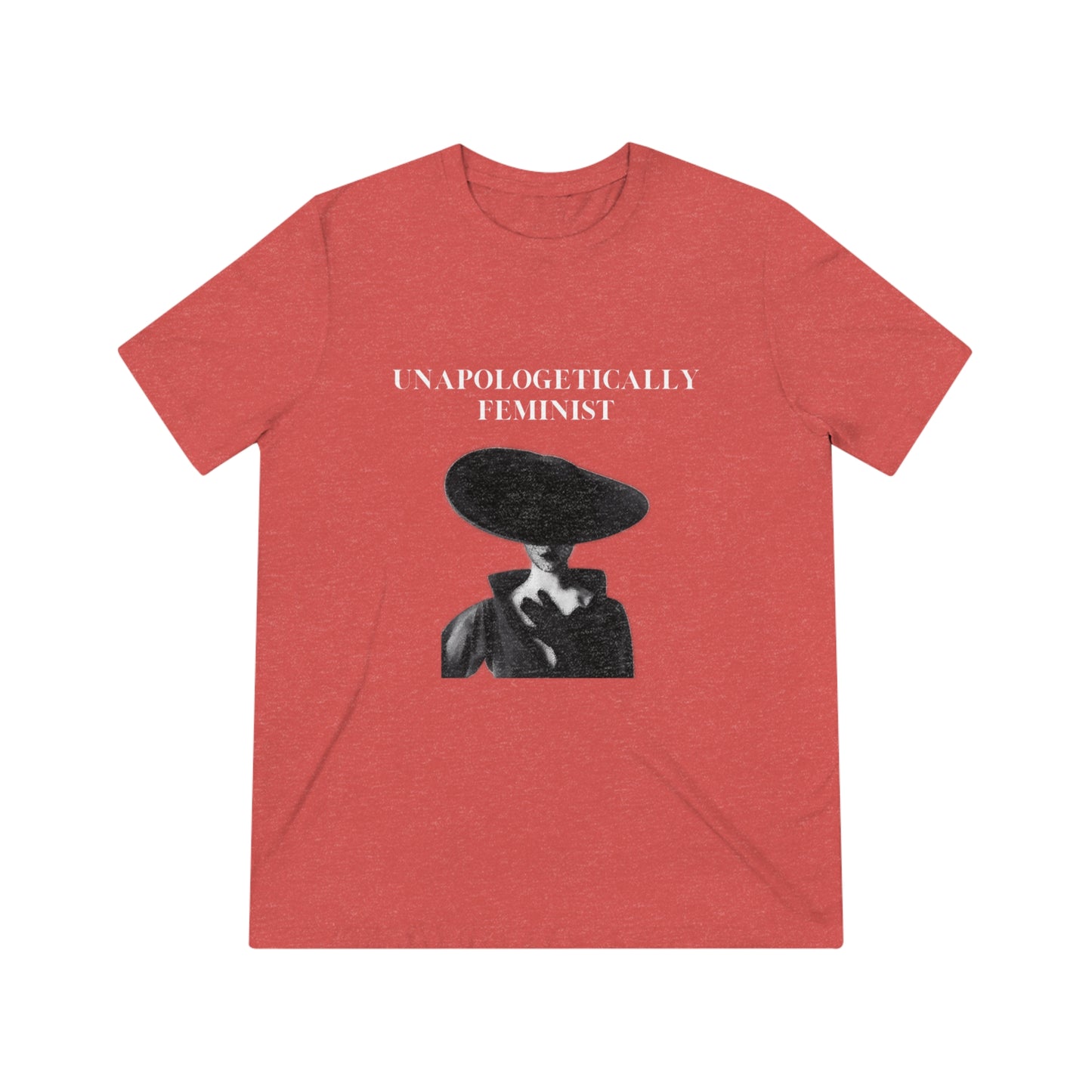 Unapologetically Feminist Triblend Tee