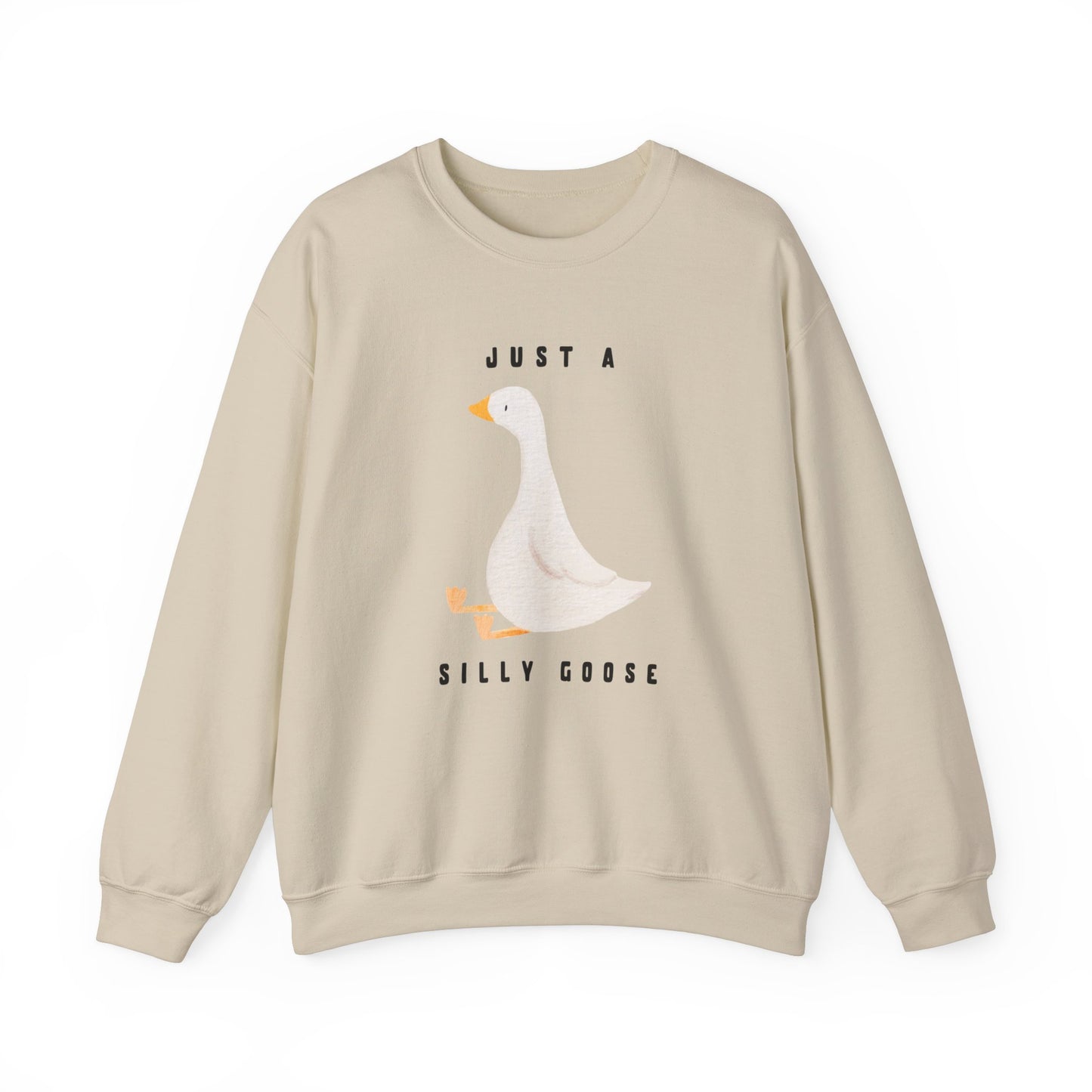 Just A Silly Goose Heavy Blend™ Crewneck Sweatshirt
