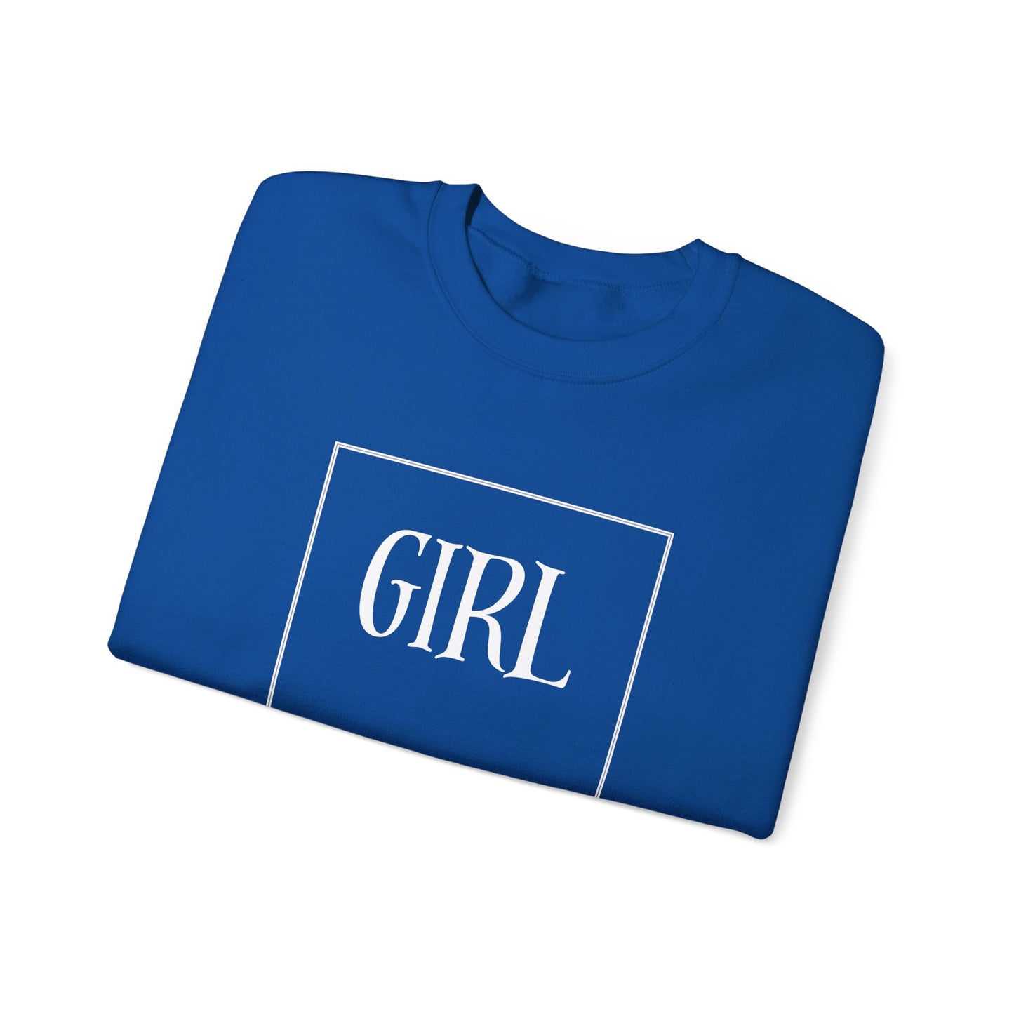 Girl Mom Heavy Blend™ Crewneck Sweatshirt