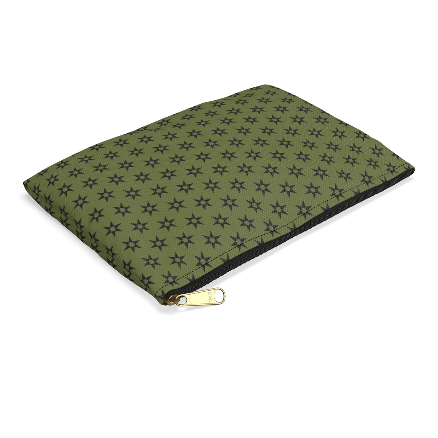 Green Stars Accessory Pouch