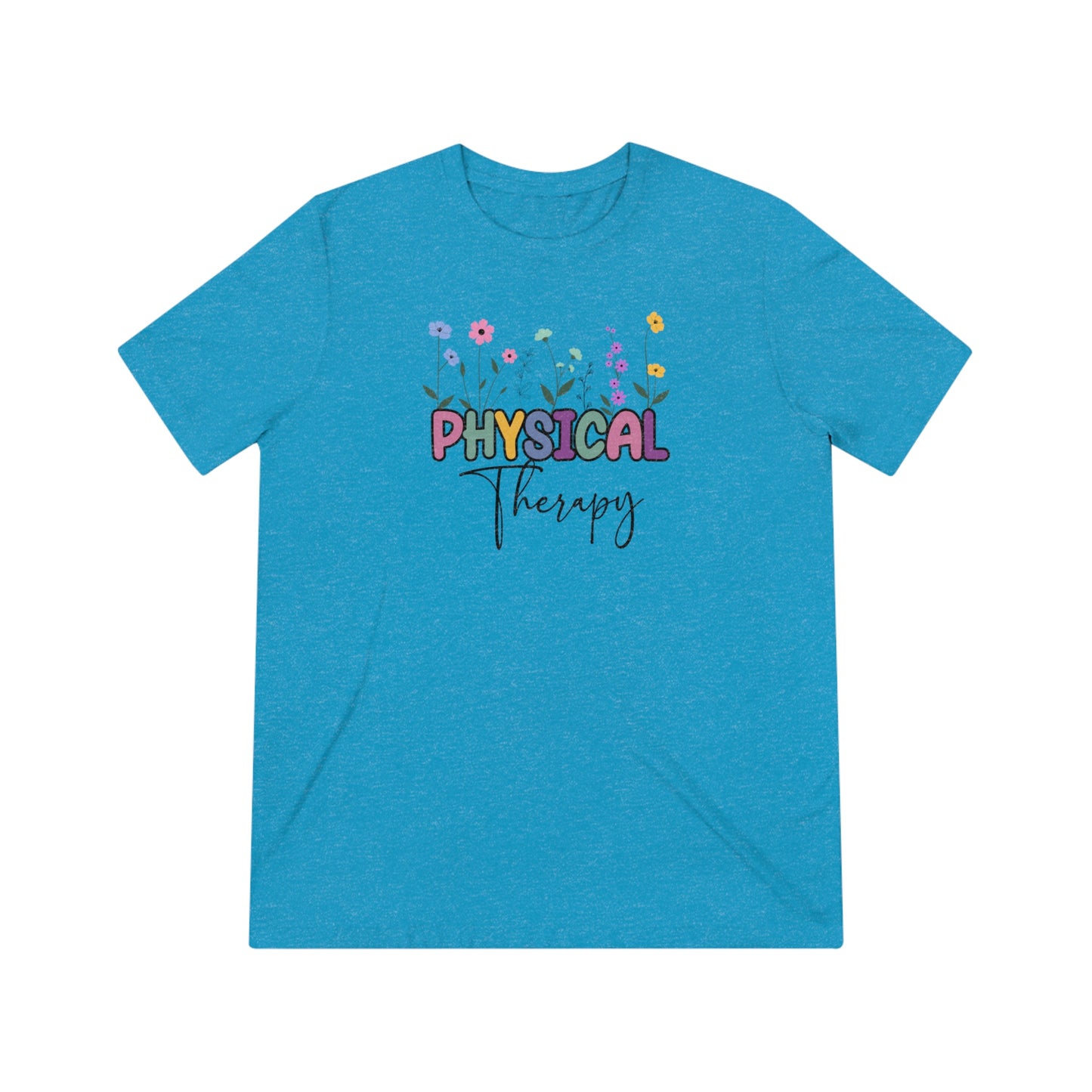 Floral Physical Therapy Triblend Tee