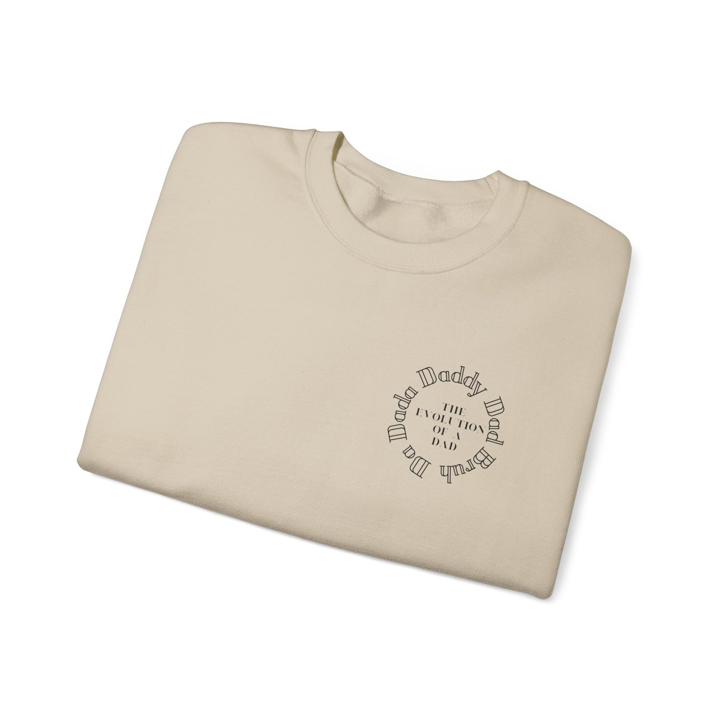 Evolution of a Dad Heavy Blend™ Crewneck Sweatshirt