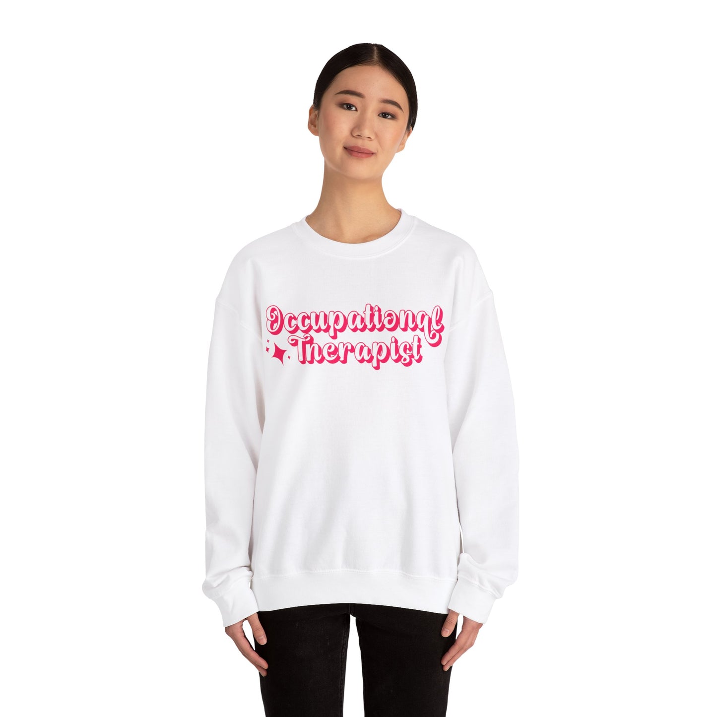 Pink and Bubbly Occupational Therapist Heavy Blend™ Crewneck Sweatshirt