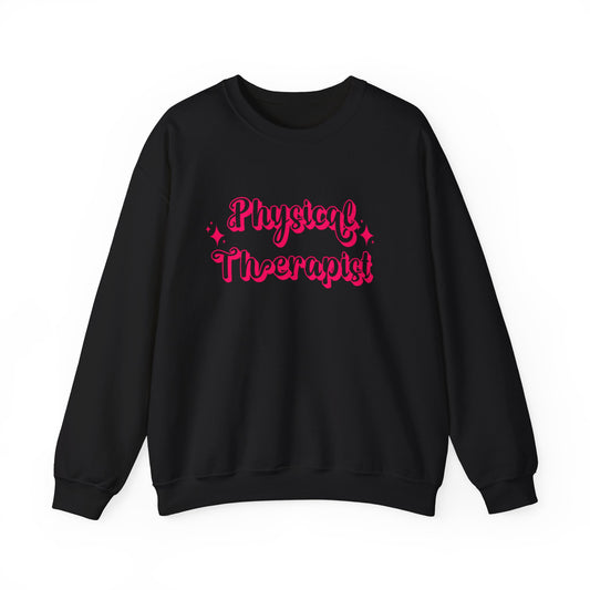 Pink and Bubbly Physical Therapist Heavy Blend™ Crewneck Sweatshirt