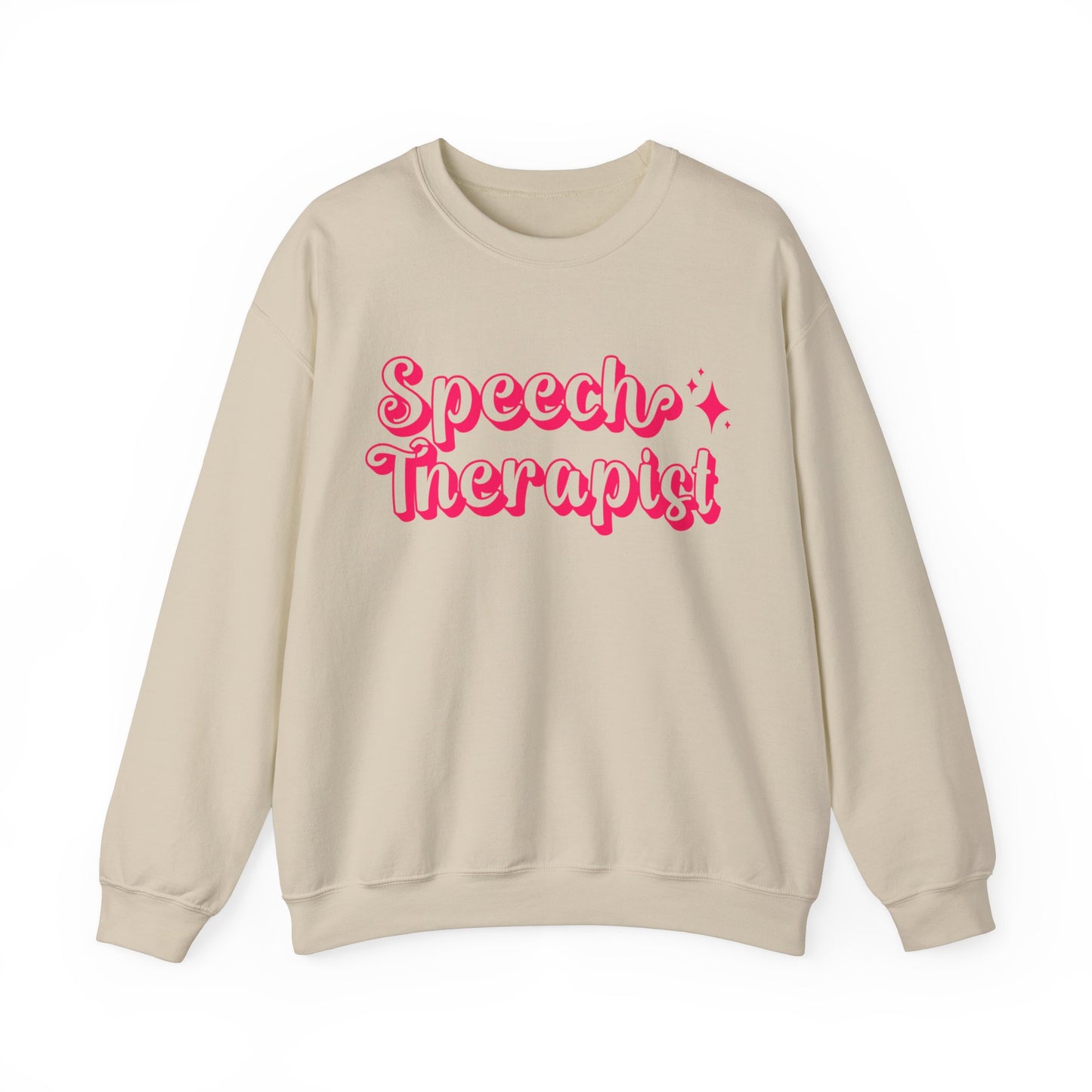 Pink and Bubbly Speech Therapist Heavy Blend™ Crewneck Sweatshirt