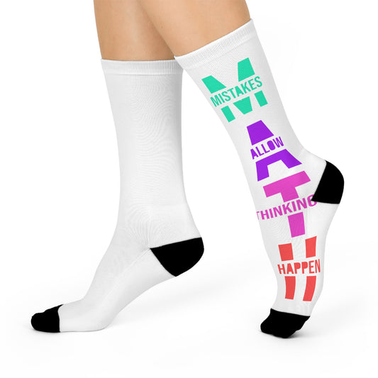 M.A.T.H. Cushioned Crew Socks