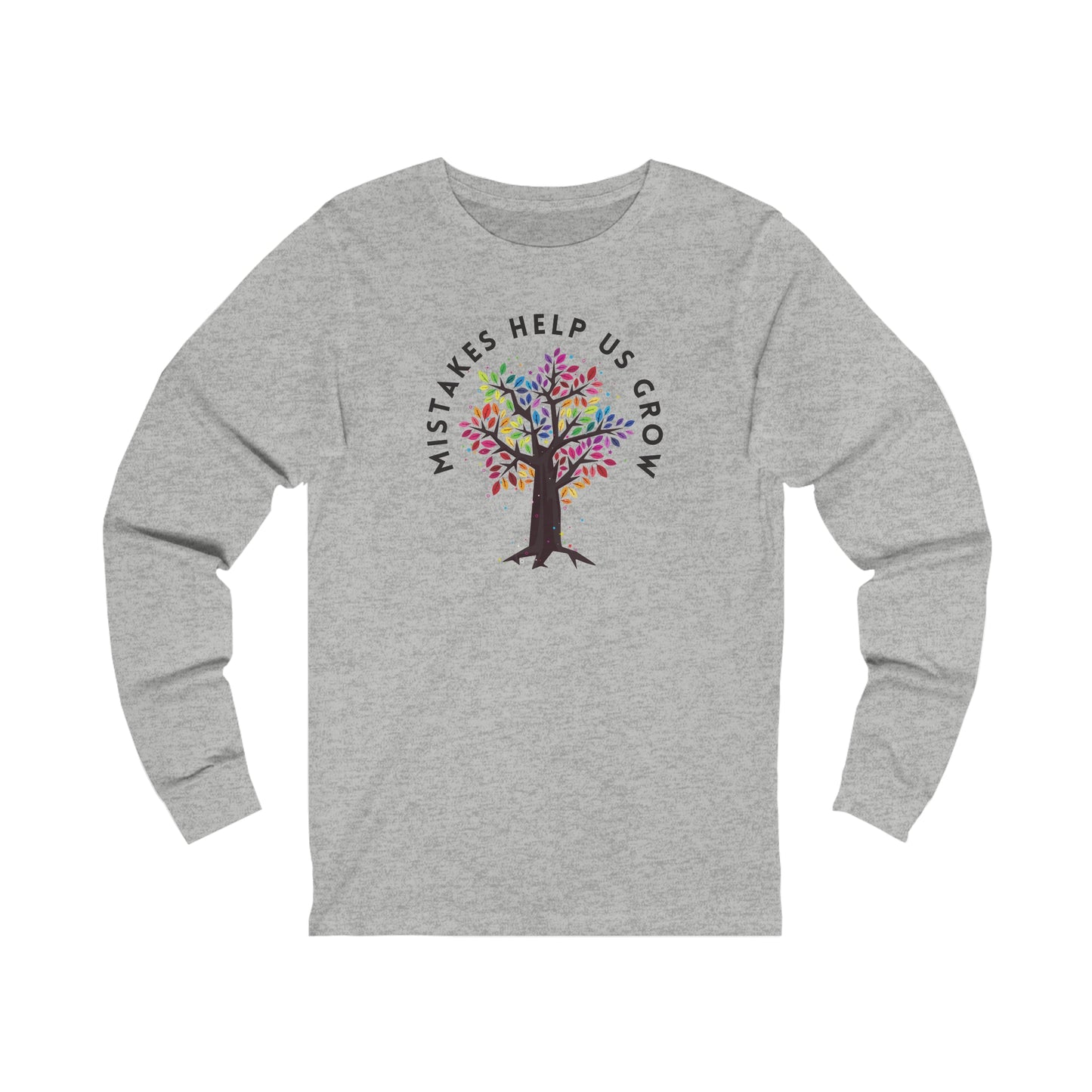 Mistakes Help Us Grow Jersey Long Sleeve Tee
