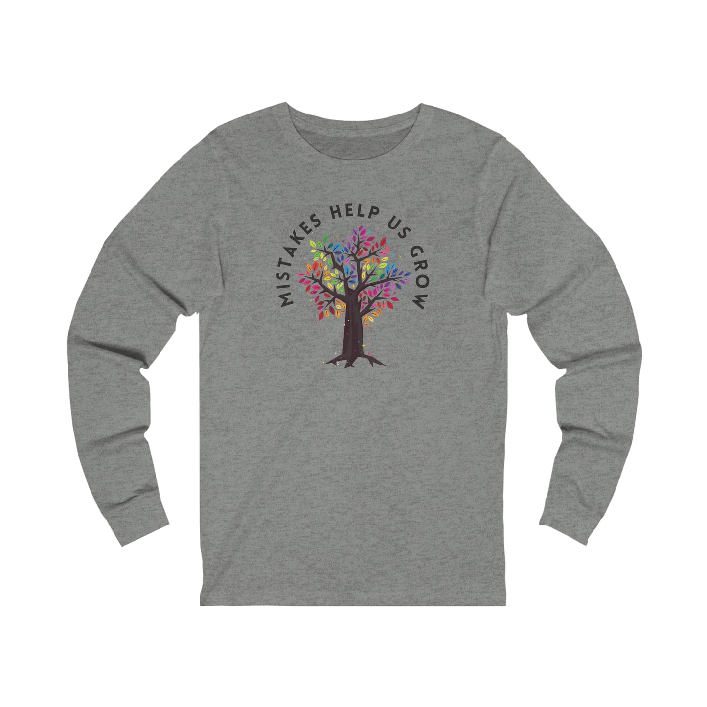 Mistakes Help Us Grow Jersey Long Sleeve Tee