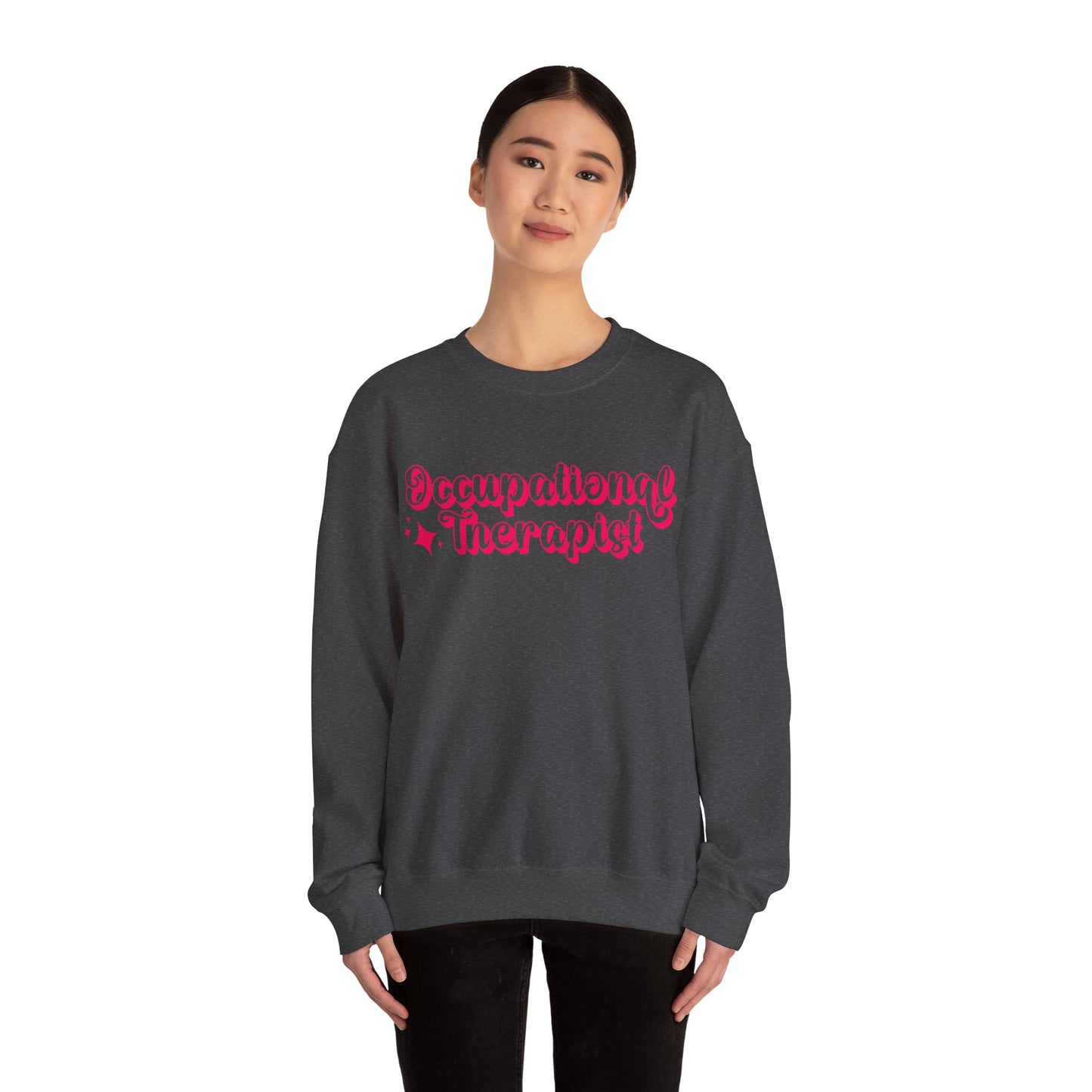 Pink and Bubbly Occupational Therapist Heavy Blend™ Crewneck Sweatshirt