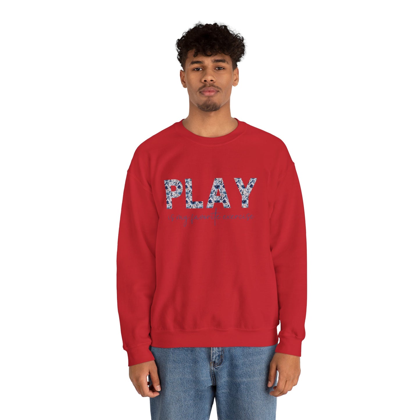 Play is My Favorite Exercise Heavy Blend™ Crewneck Sweatshirt